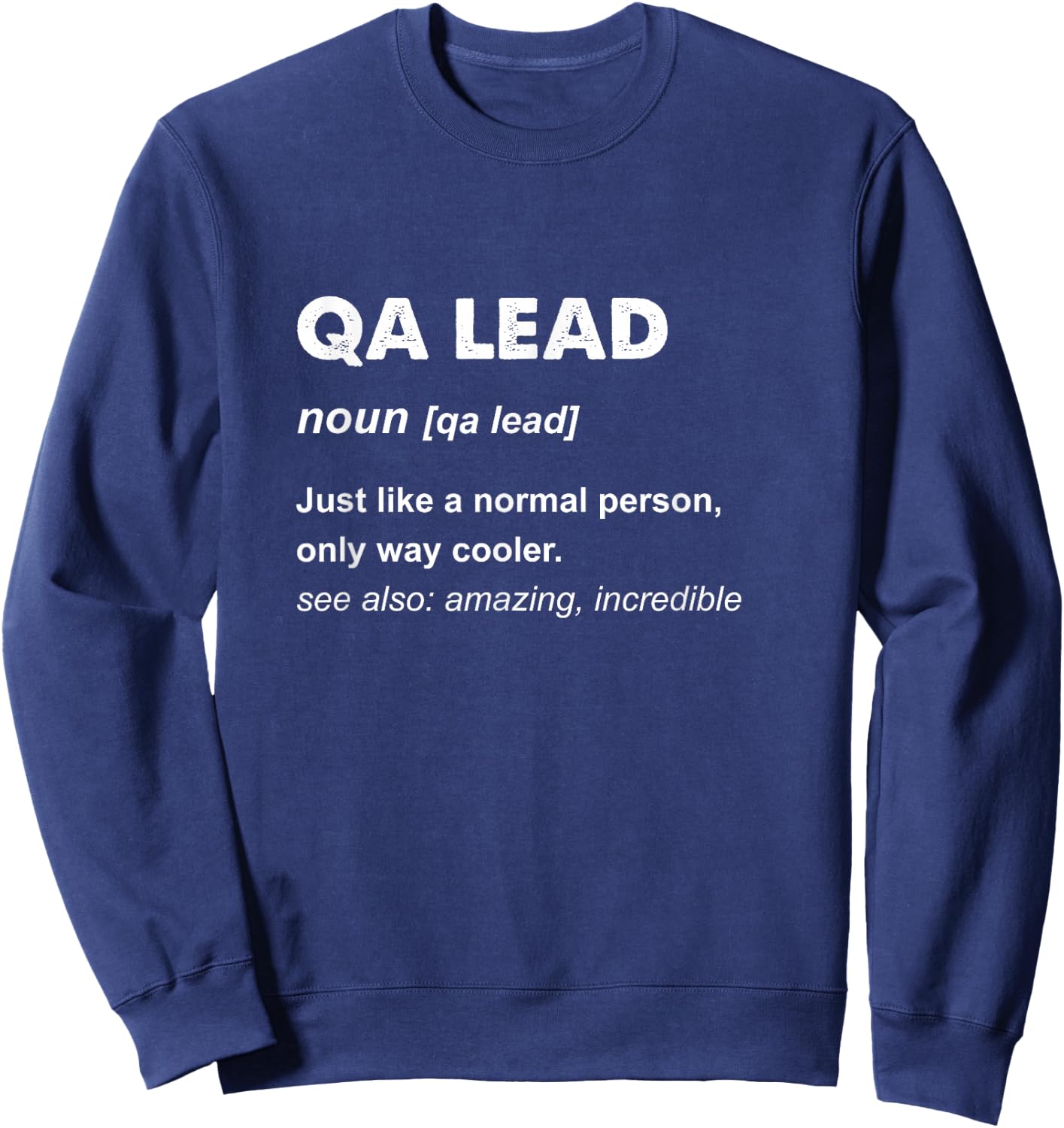Qa Lead Sweatshirt - Sweatshirt | Navy