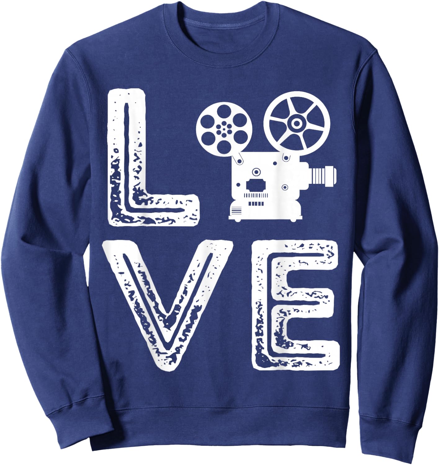 Filmmaker Camera Love Film Producer Cameraman Cinema Lover Sweatshirt - Sweatshirt | Navy