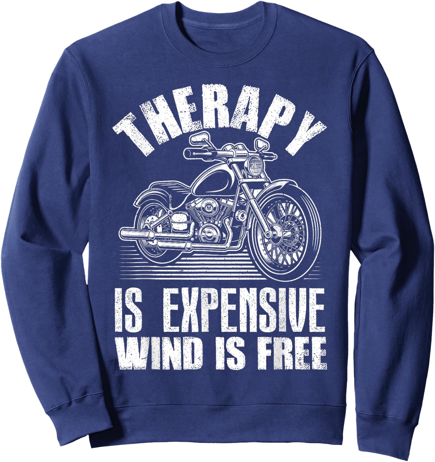 Cool Motorcycle Women Motorcycle Lovers Bike Rider Sweatshirt - Sweatshirt | Navy
