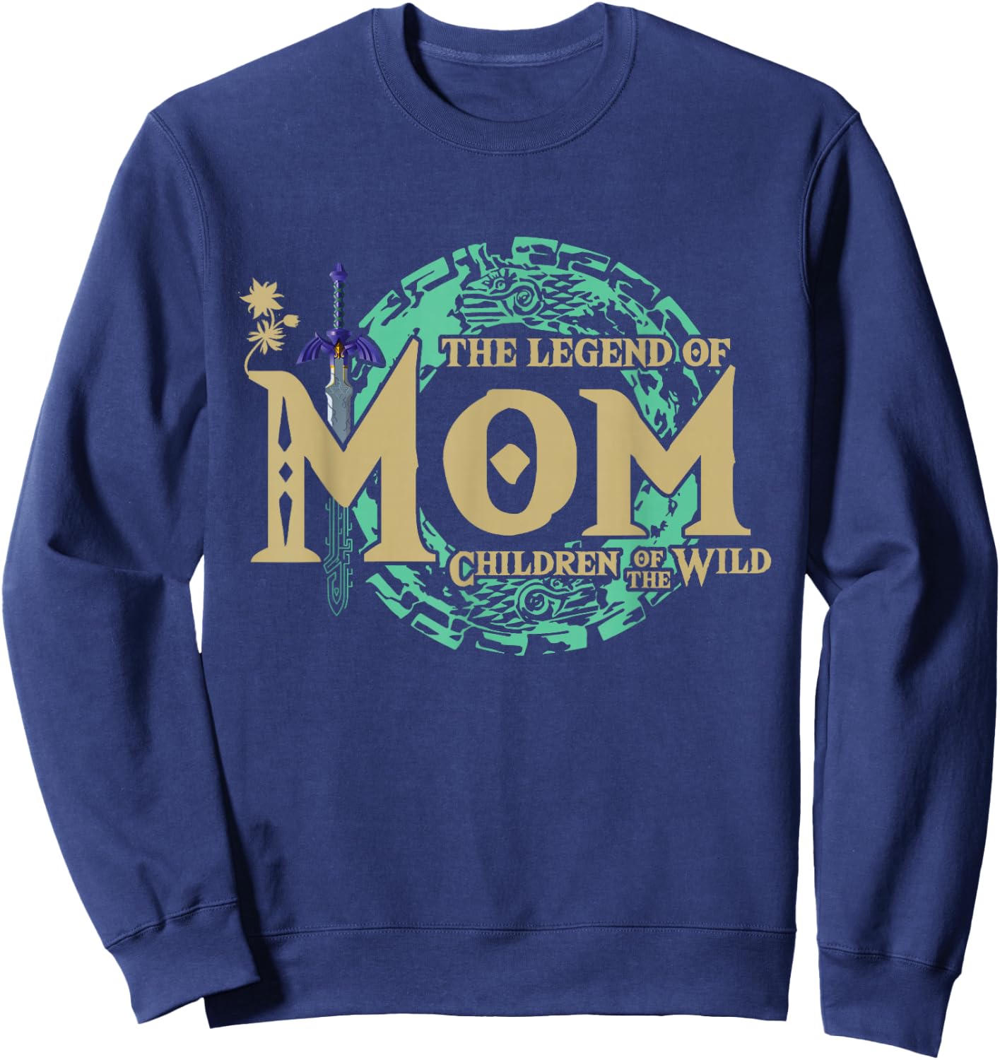 The Legend Of Mom Mother Vibes Mothers Day Sweatshirt - Sweatshirt | Navy
