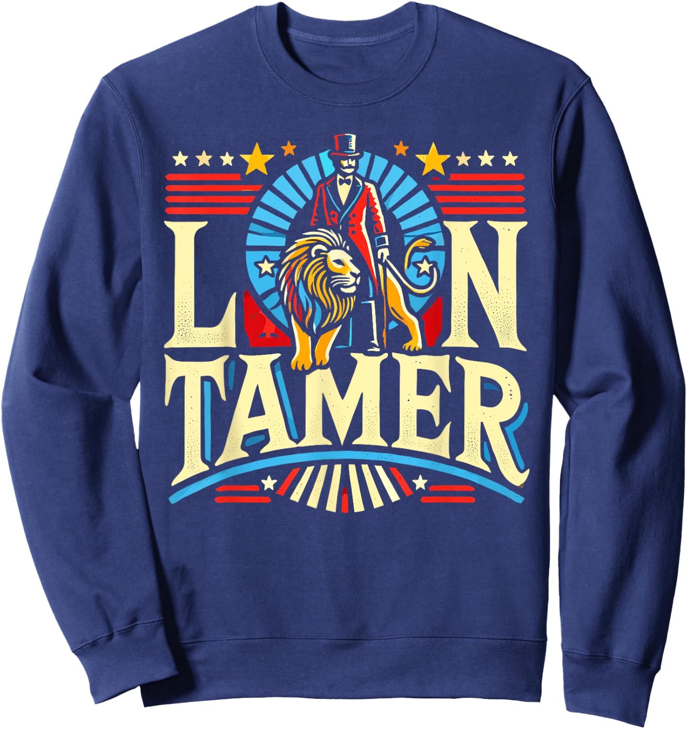 Lion Tamer Shirt Men Women Costume Ringmaster Costume Sweatshirt - Sweatshirt | Navy