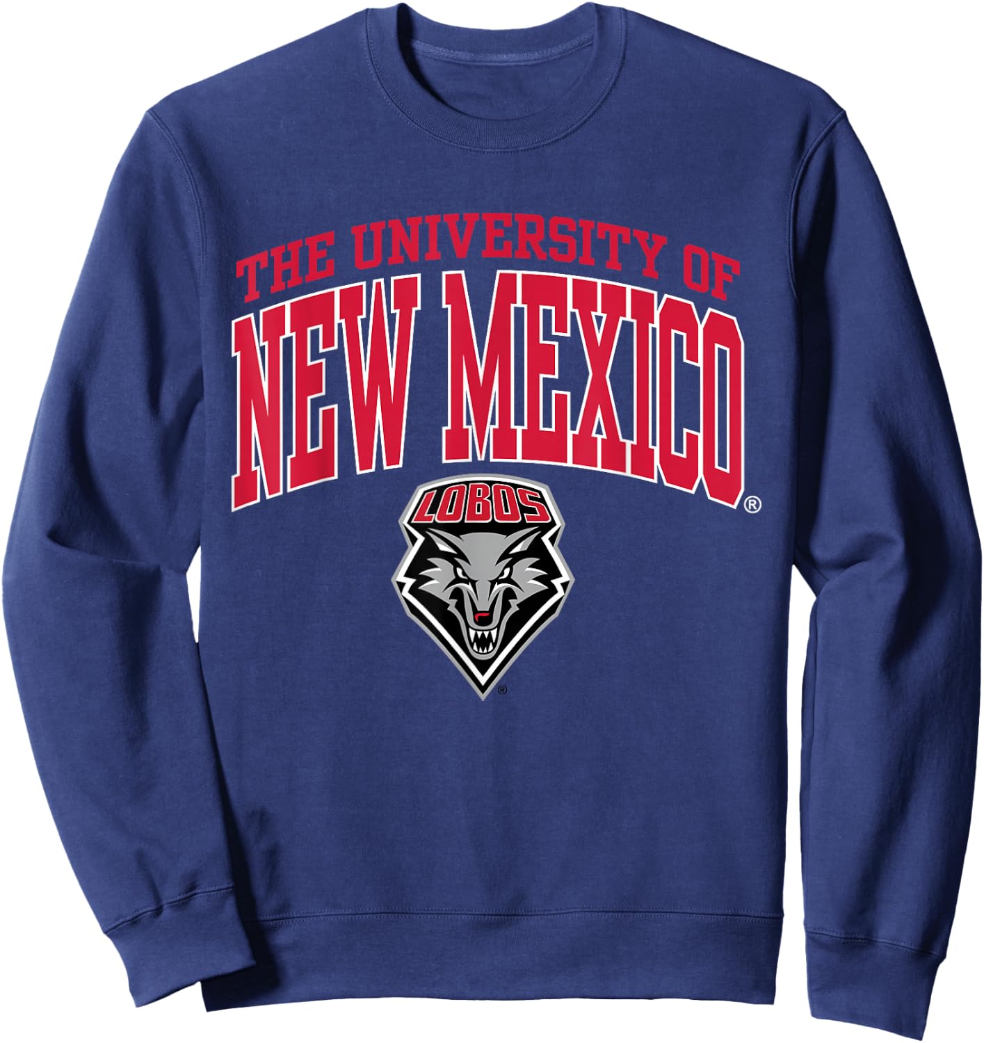 New Mexico Lobos | Official NCAA Merch | NCAFNMU02 Sweatshirt - Sweatshirt | Navy
