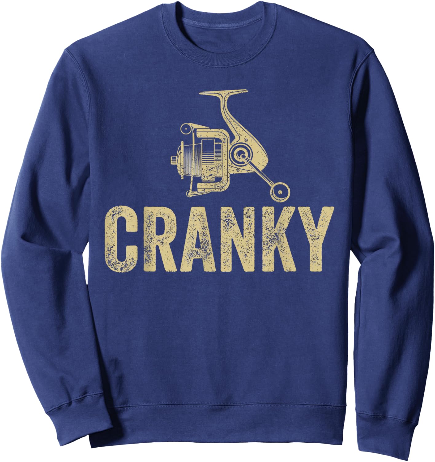 Funny Fishing Men Dad Sweatshirt - Sweatshirt | Navy