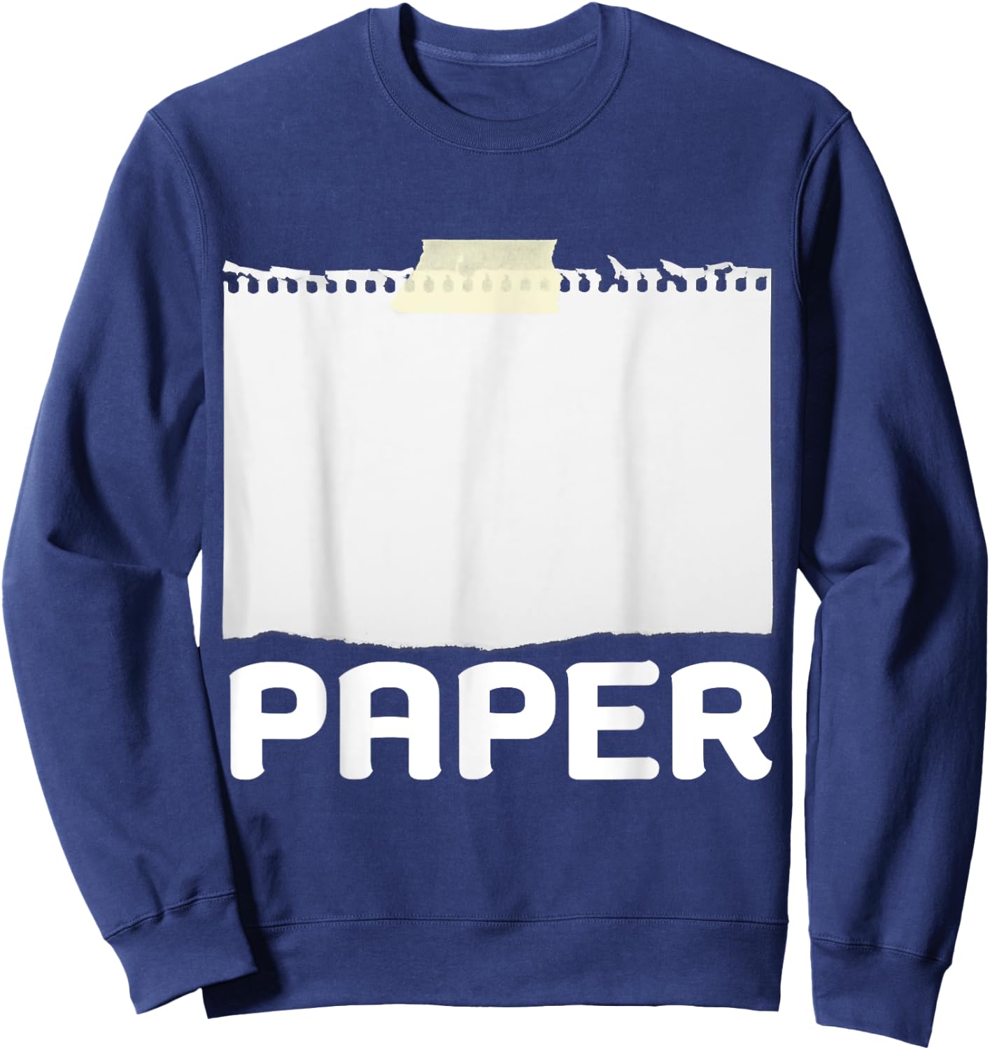 Rock Paper Scissors Group Halloween Costume Sweatshirt - Sweatshirt | Navy