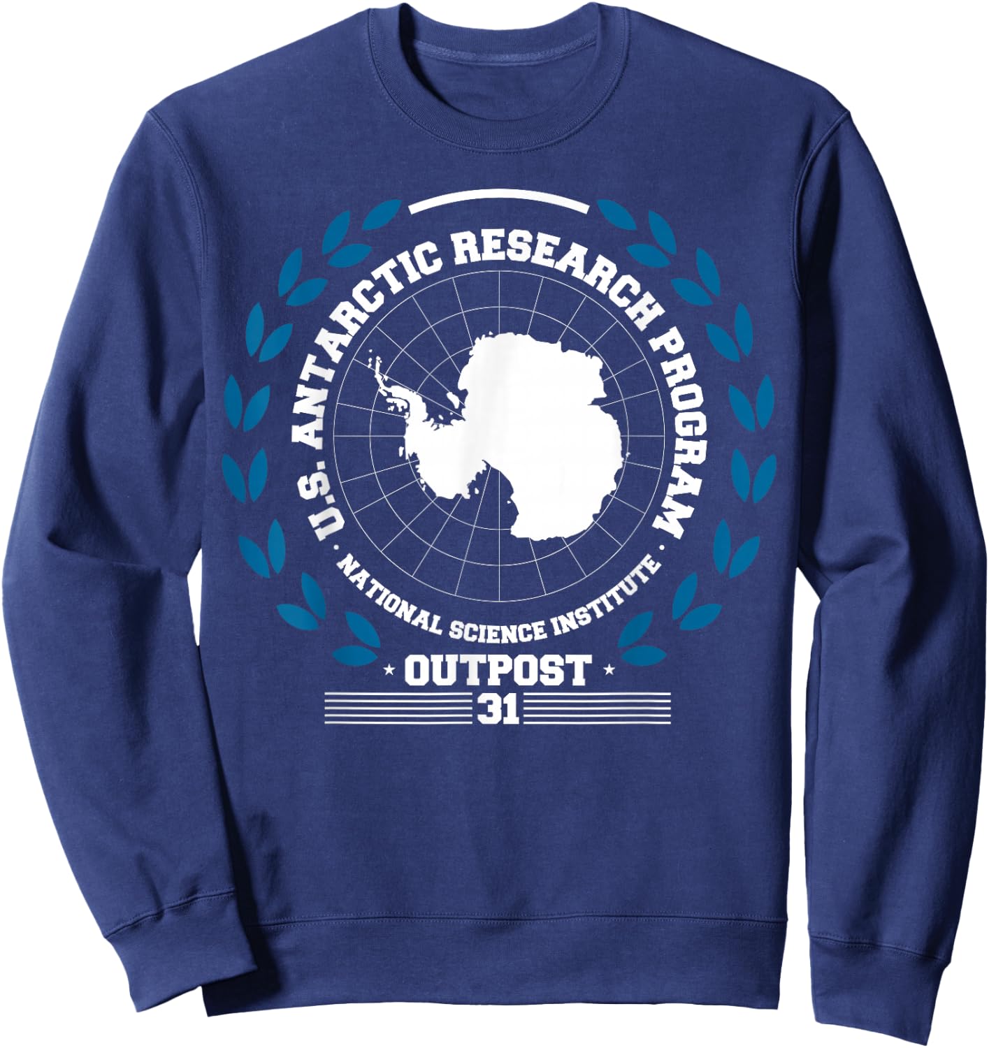 Antarctica - South Pole - Antarctic Circle Outpost 31 Sweatshirt - Sweatshirt | Navy