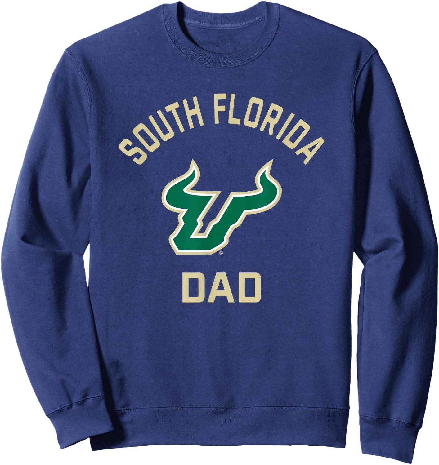 University of South Florida USF Bulls Arched Dad Sweatshirt - Sweatshirt | Navy