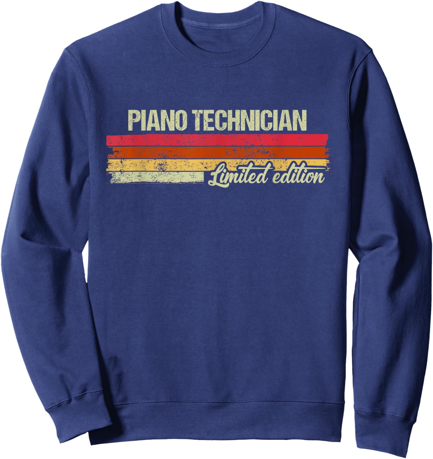 Vintage Piano Technician Limited Edition Sweatshirt - Sweatshirt | Navy