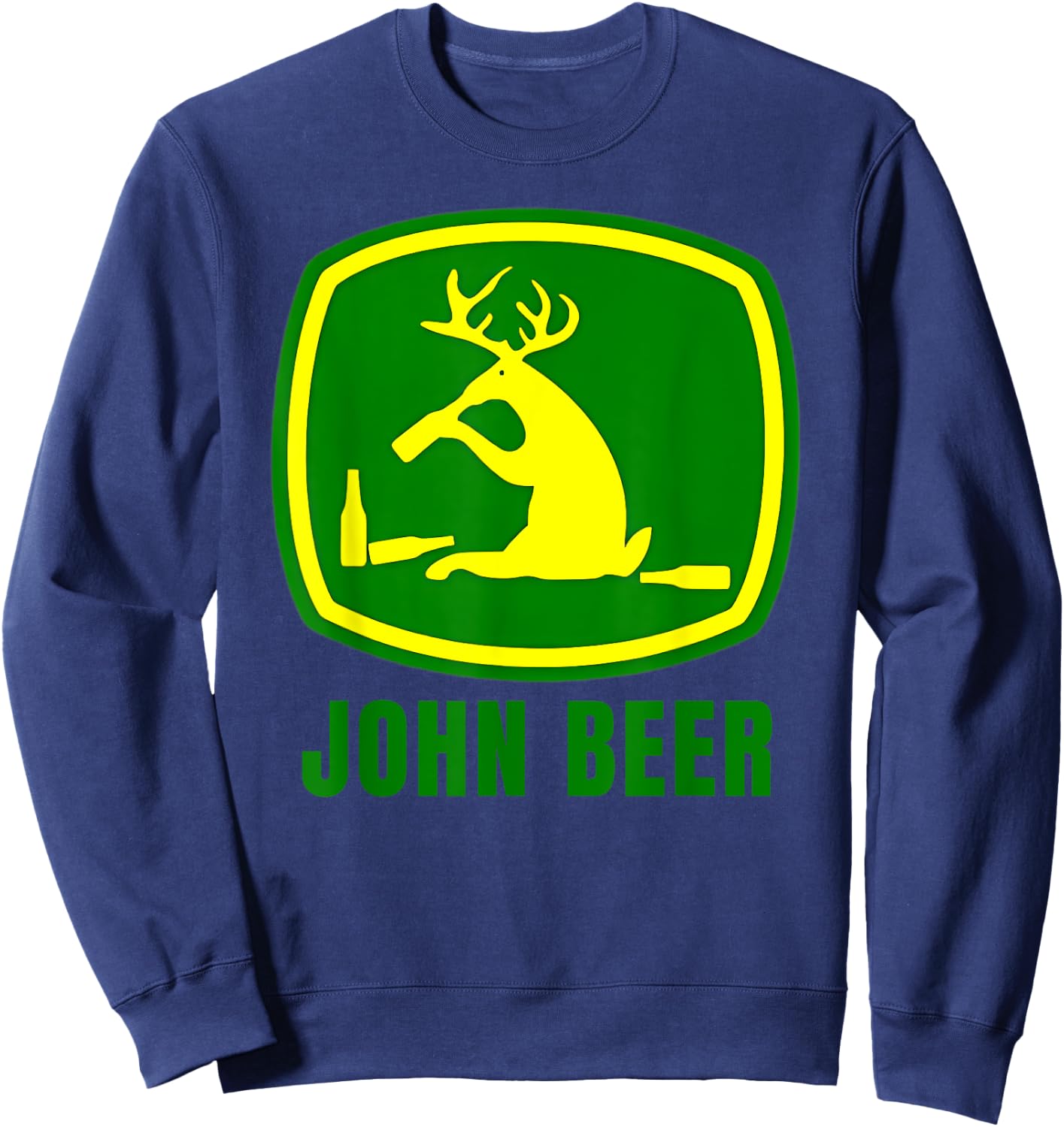 John Beer - funny Sweatshirt - Sweatshirt | Navy