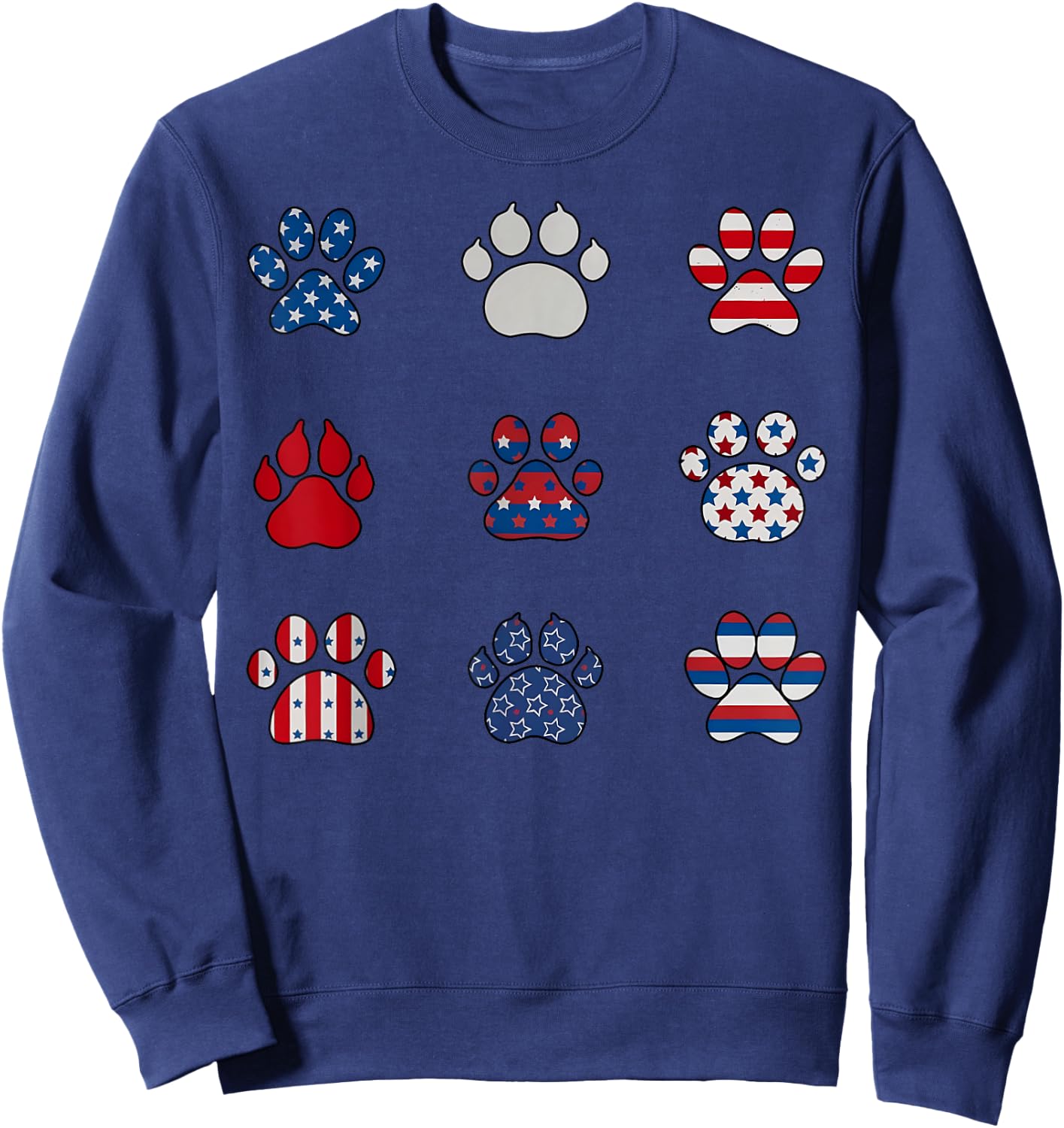 Vet Tech July 4th Veterinary Medicine American Flag Vet Med Kids Men Sweatshirt - Sweatshirt | Navy