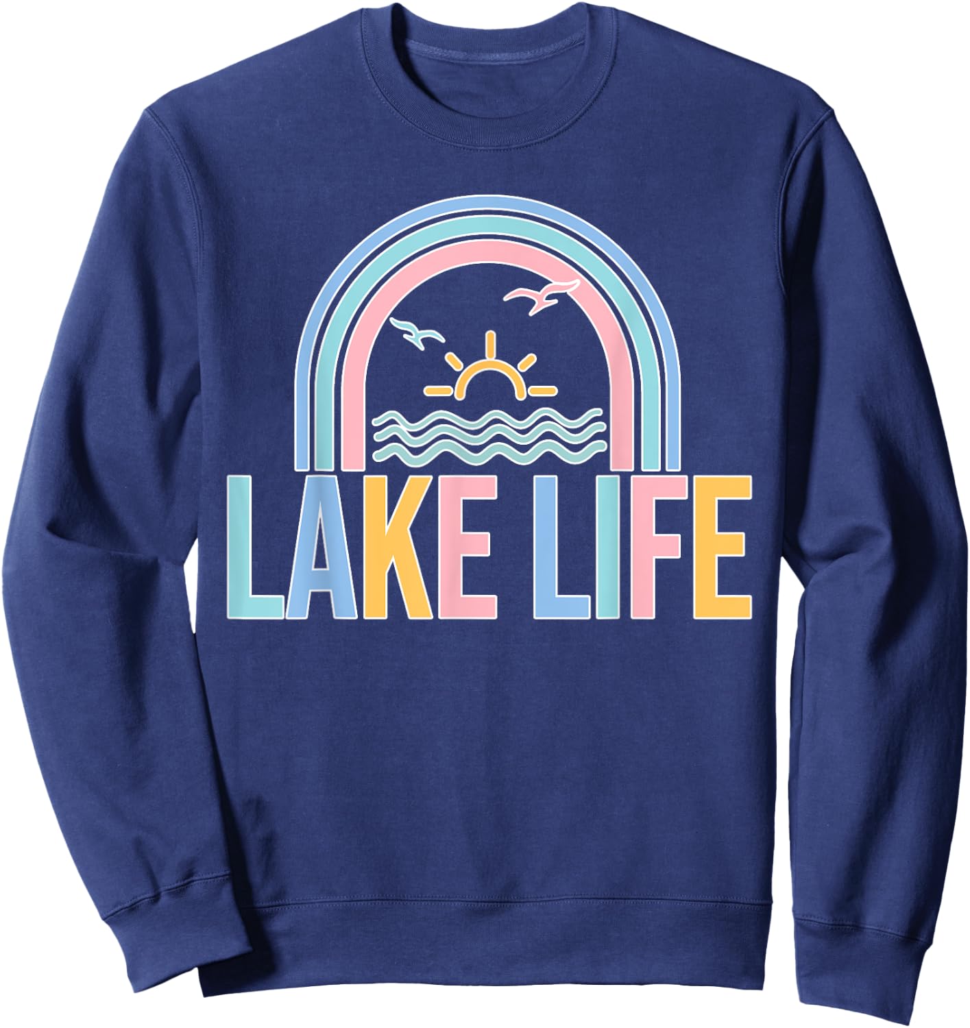 Lake Mode An Lake Life Summer Holiday Women's Lake Sweatshirt - Sweatshirt | Navy