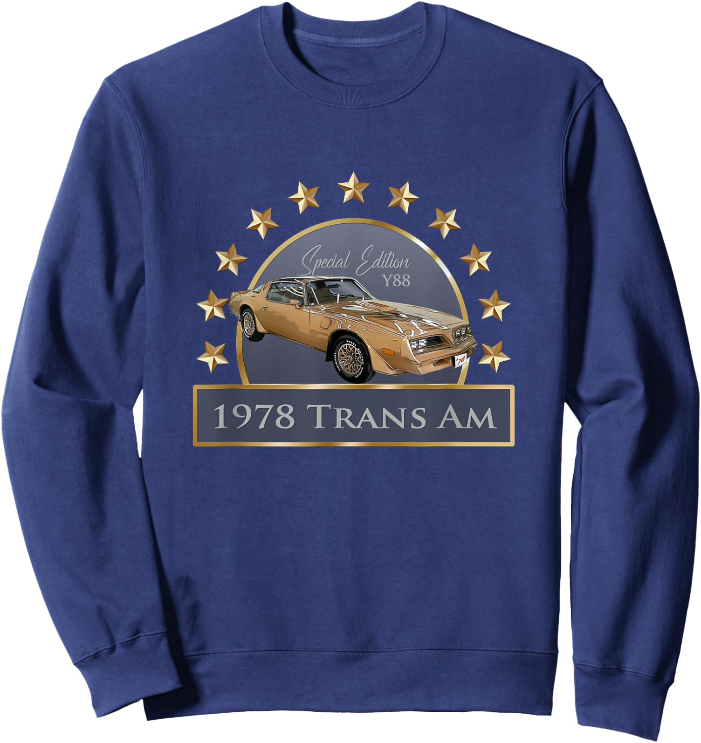 Vintage 1978 Special Edition Trans Am Y88, American Muscle Sweatshirt - Sweatshirt | Navy