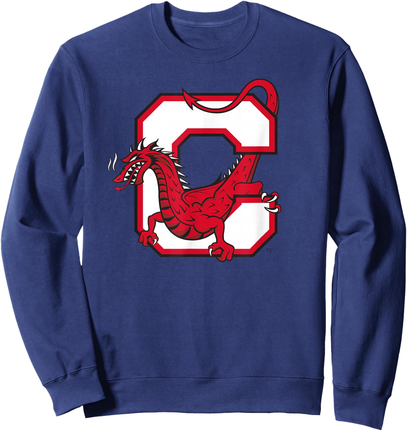 SUNY Cortland Red Dragons C Mark Sweatshirt - Sweatshirt | Navy