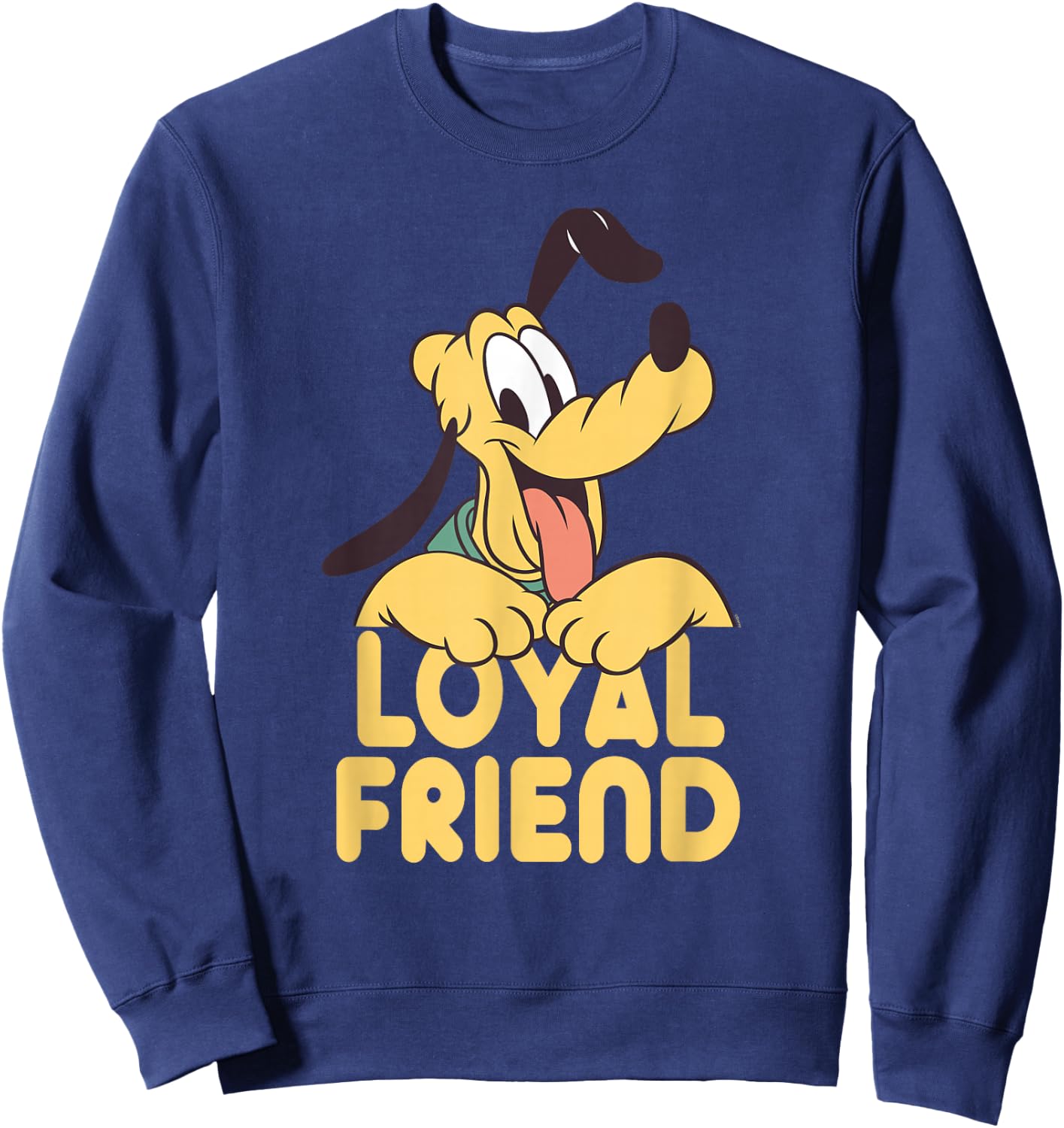 Disney Pluto Mickey Mouse’s Dog Pal Loyal Friend Sweatshirt - Sweatshirt | Navy