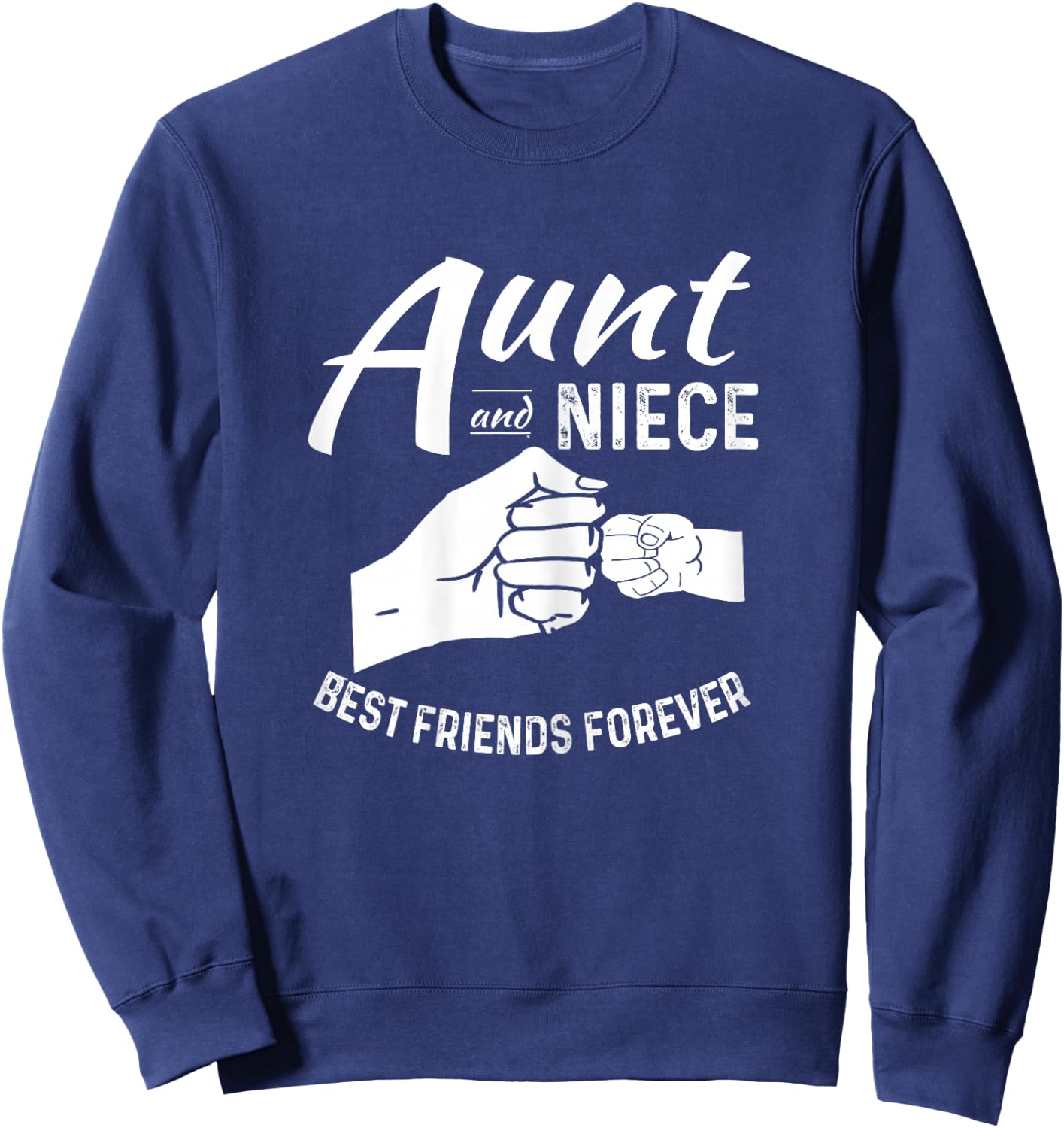 Aunt And Niece Matching Outfits Women and Kids Sweatshirt - Sweatshirt | Navy