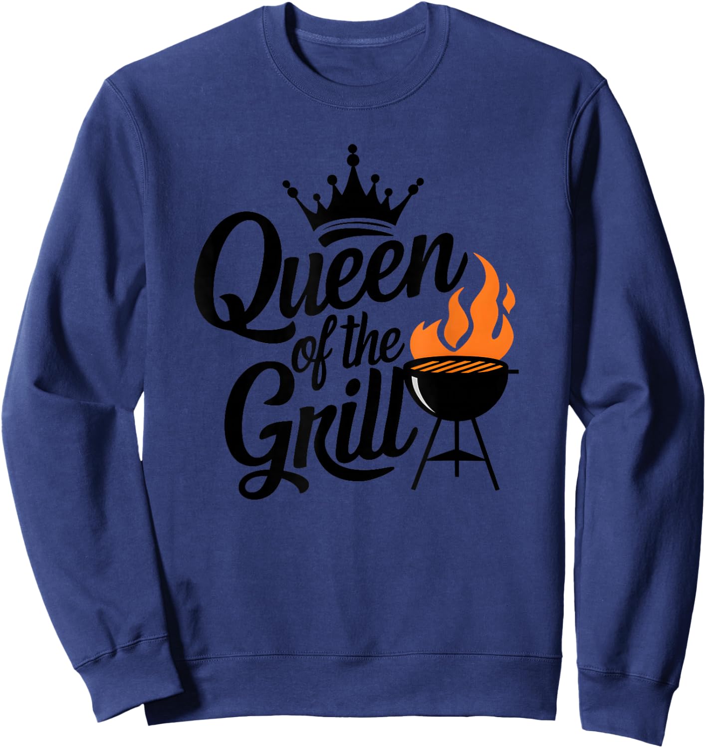 Queen of the Grill Sweatshirt - Sweatshirt | Navy