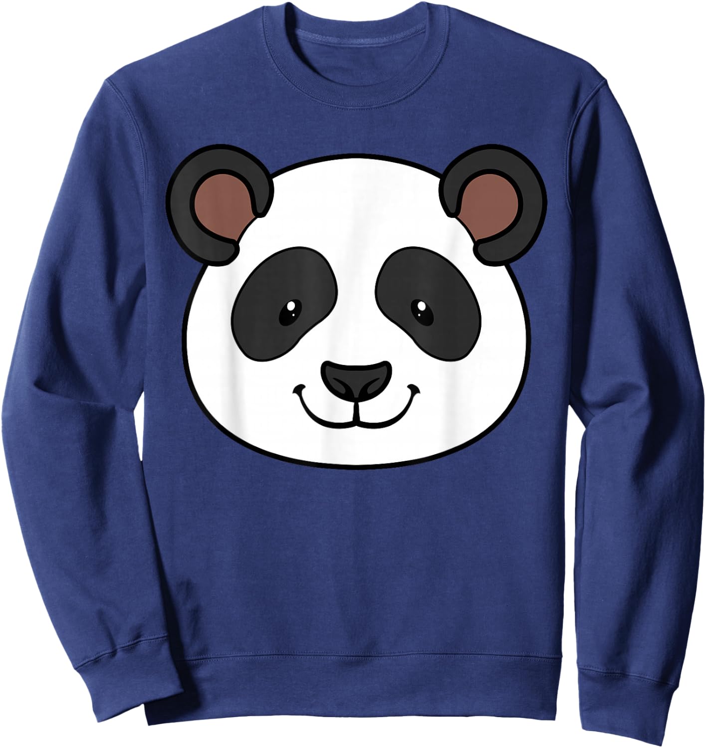 Funny Panda Bear Design Women Boy Girl Panda Lover Sweatshirt - Sweatshirt | Navy