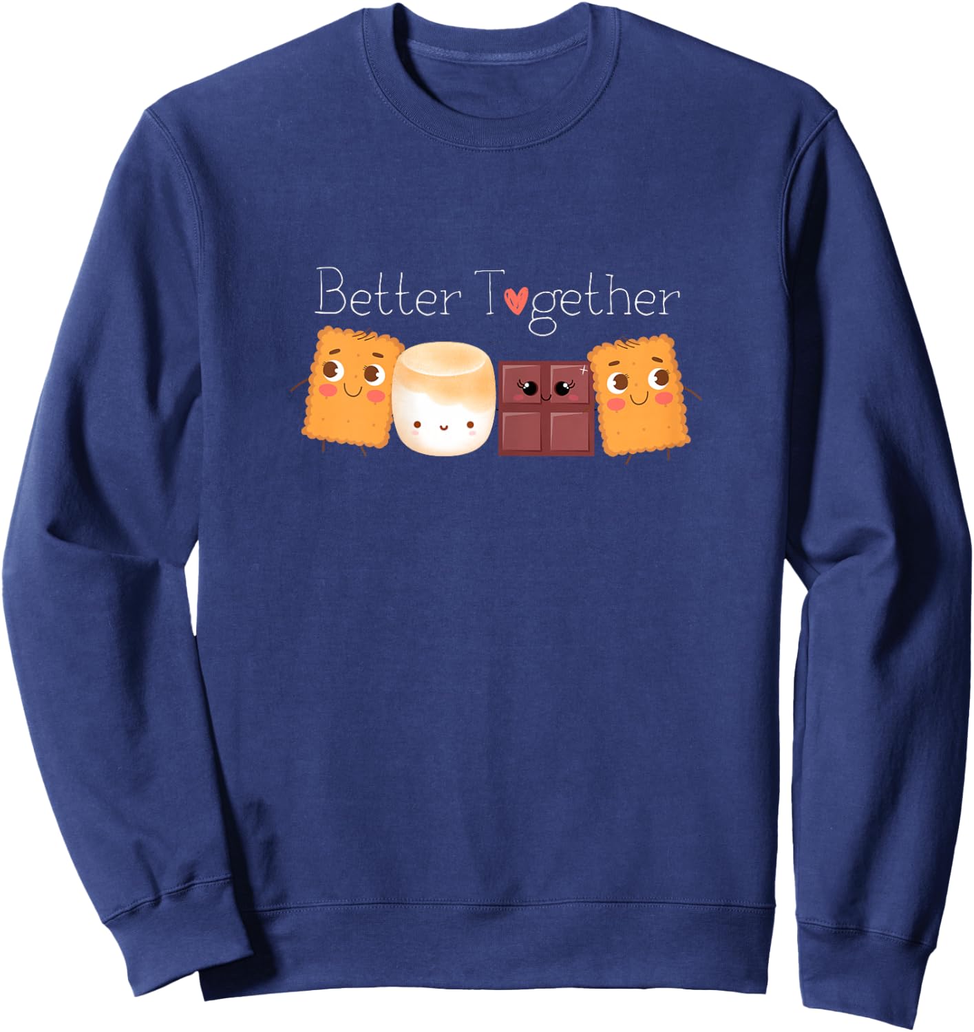 Group Hug S'mores Shirt Better Together Cute Camping Lover Sweatshirt - Sweatshirt | Navy