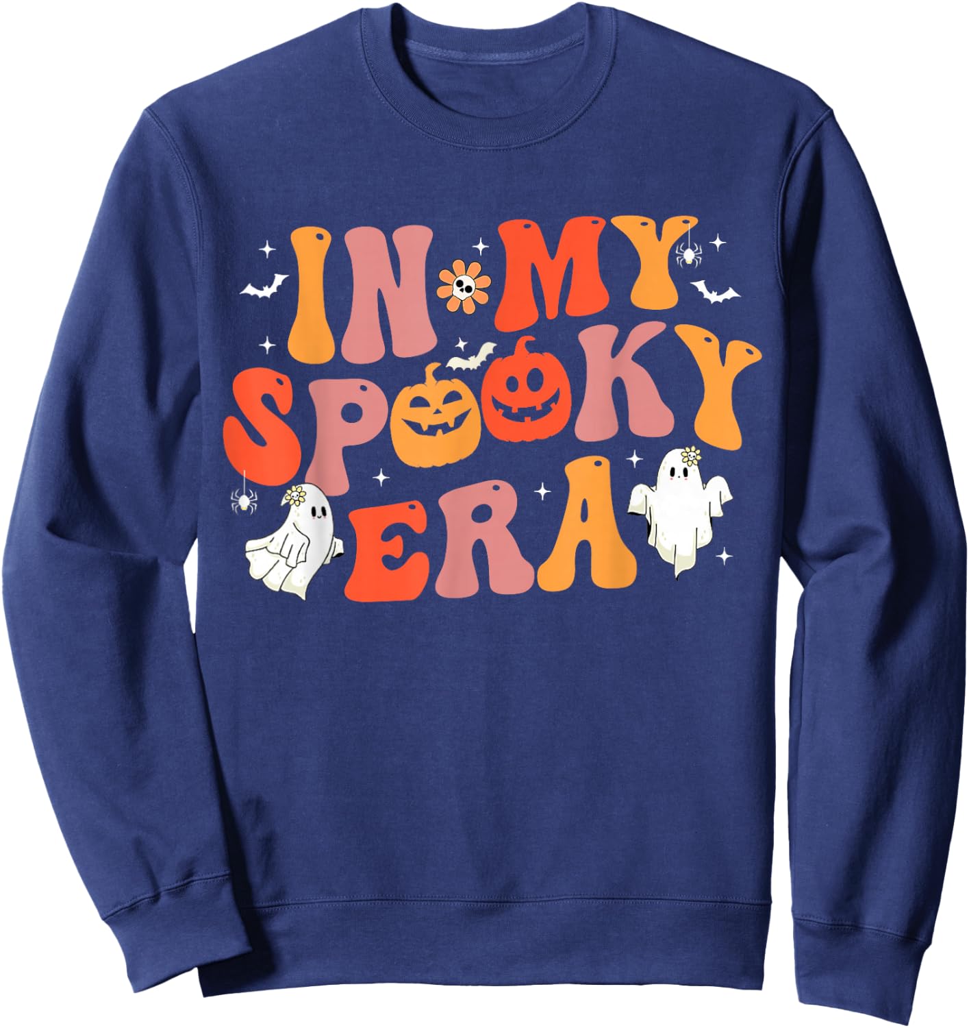 In My Spooky Era Ghost Funny Family Outfits Women Men Kids Sweatshirt - Sweatshirt | Navy