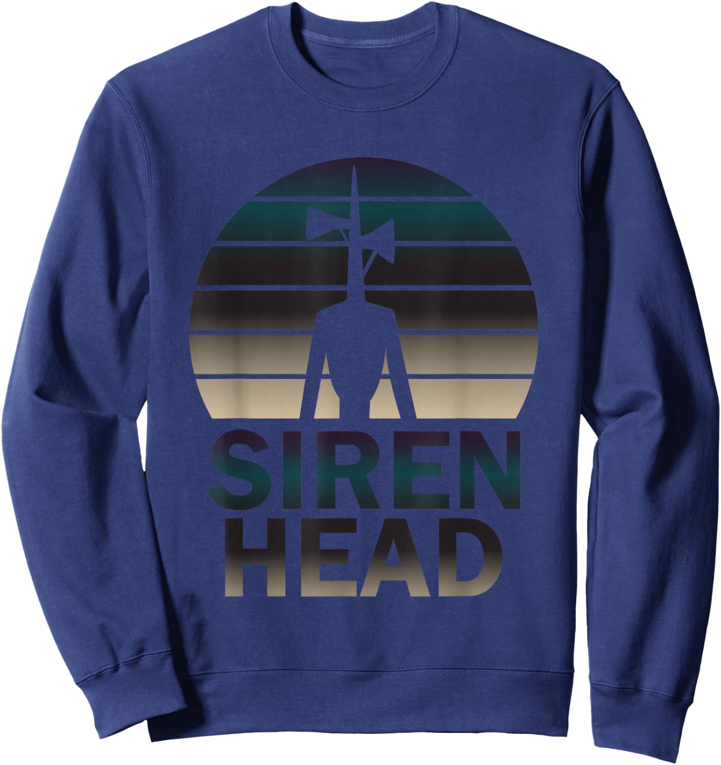 Siren Creature Monster Horror Movie Halloween Sweatshirt - Sweatshirt | Navy