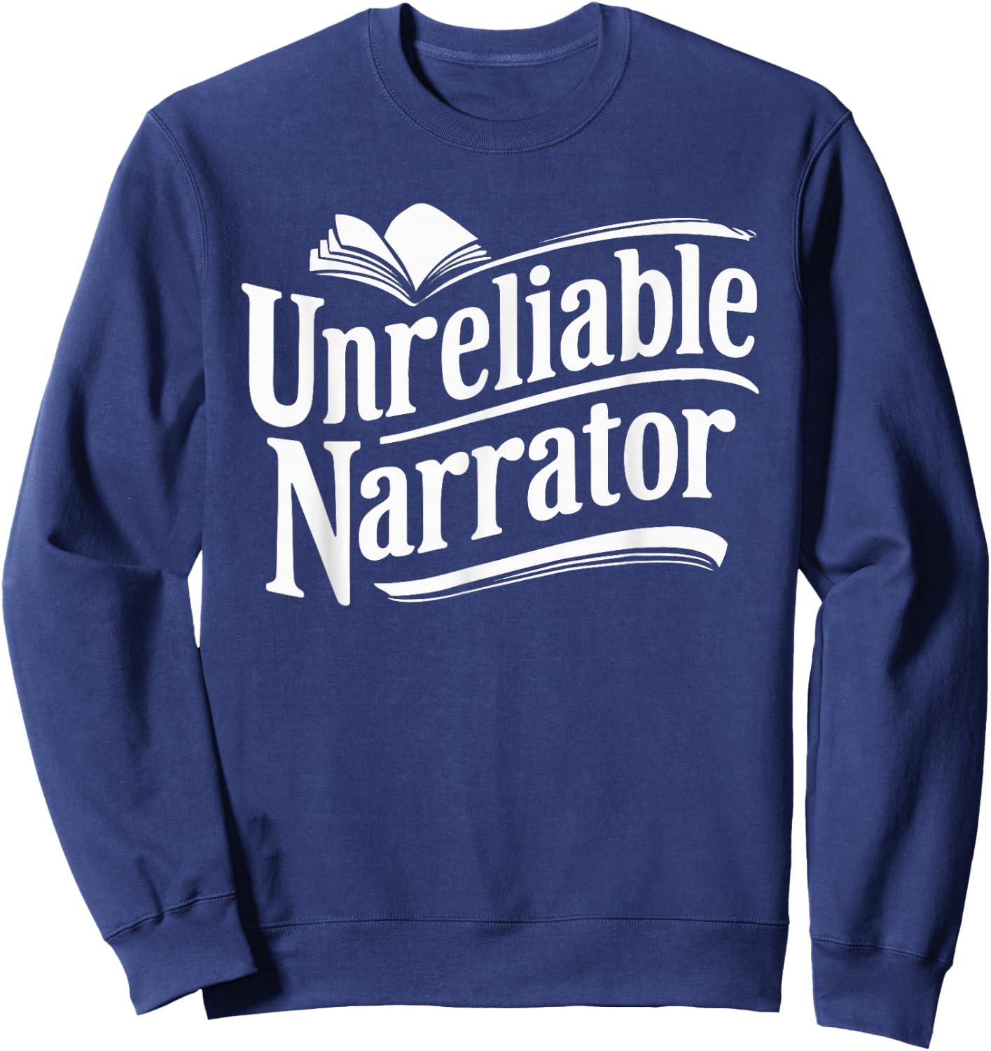 Unreliable Narrator Sweatshirt - Sweatshirt | Navy