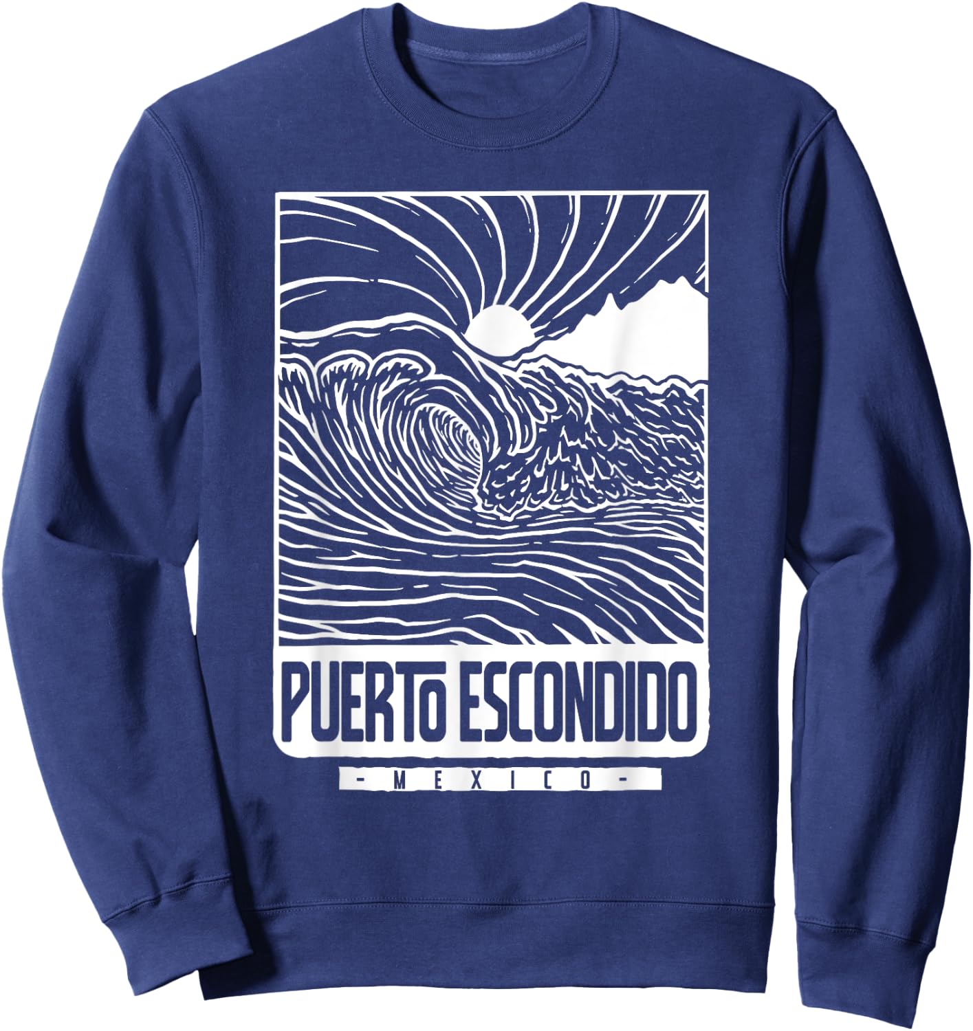 Puerto Escondido Mexico Sweatshirt - Sweatshirt | Navy