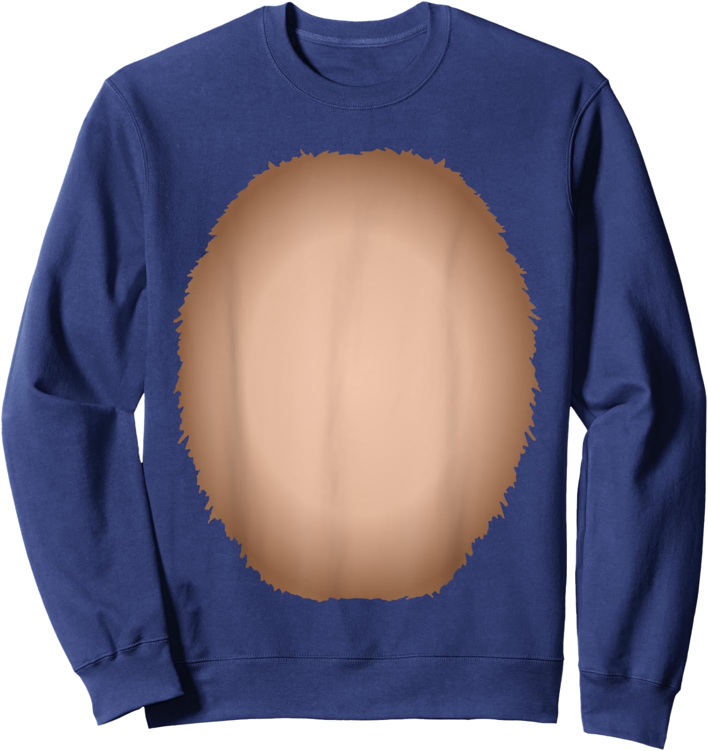 Funny lazy DIY bear belly and back costume halloween party Sweatshirt - Sweatshirt | Navy