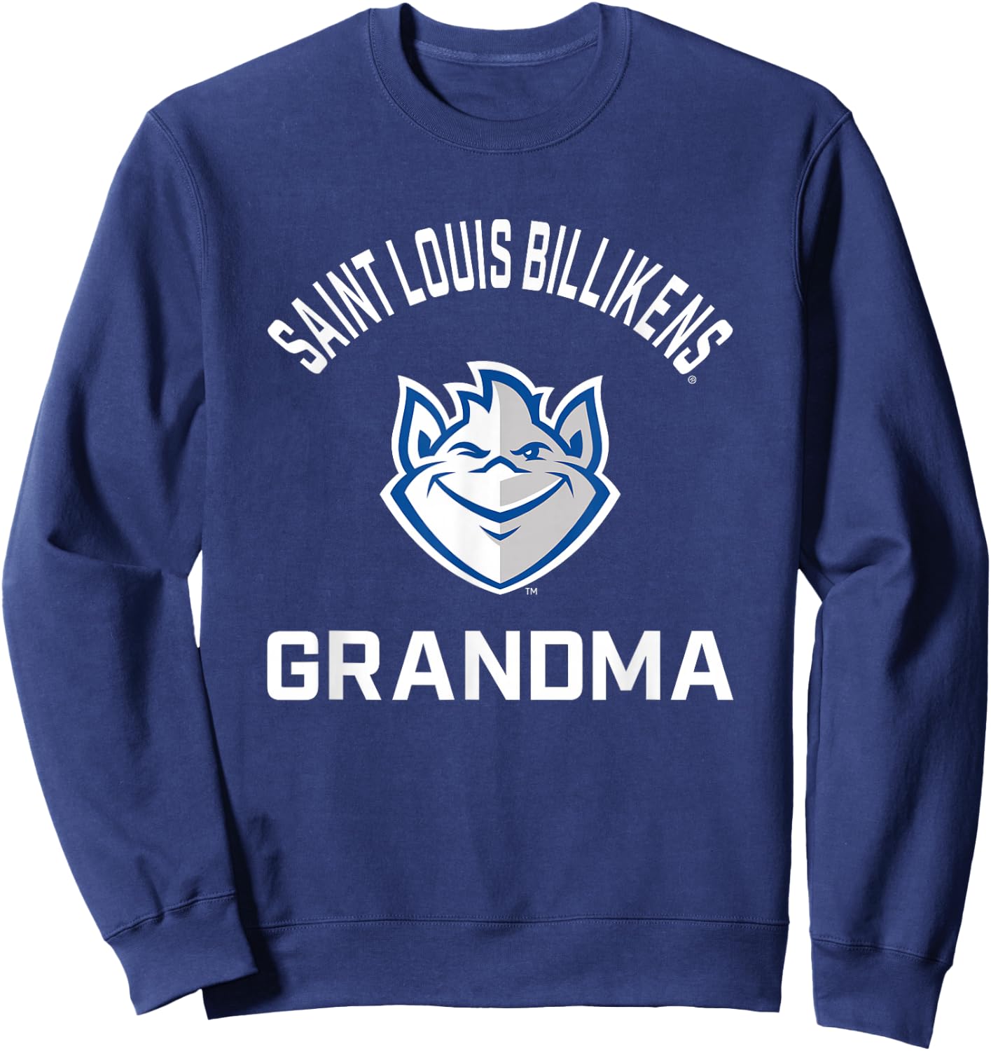 Saint Louis University SLU Billikens Arched Grandma Sweatshirt - Sweatshirt | Navy