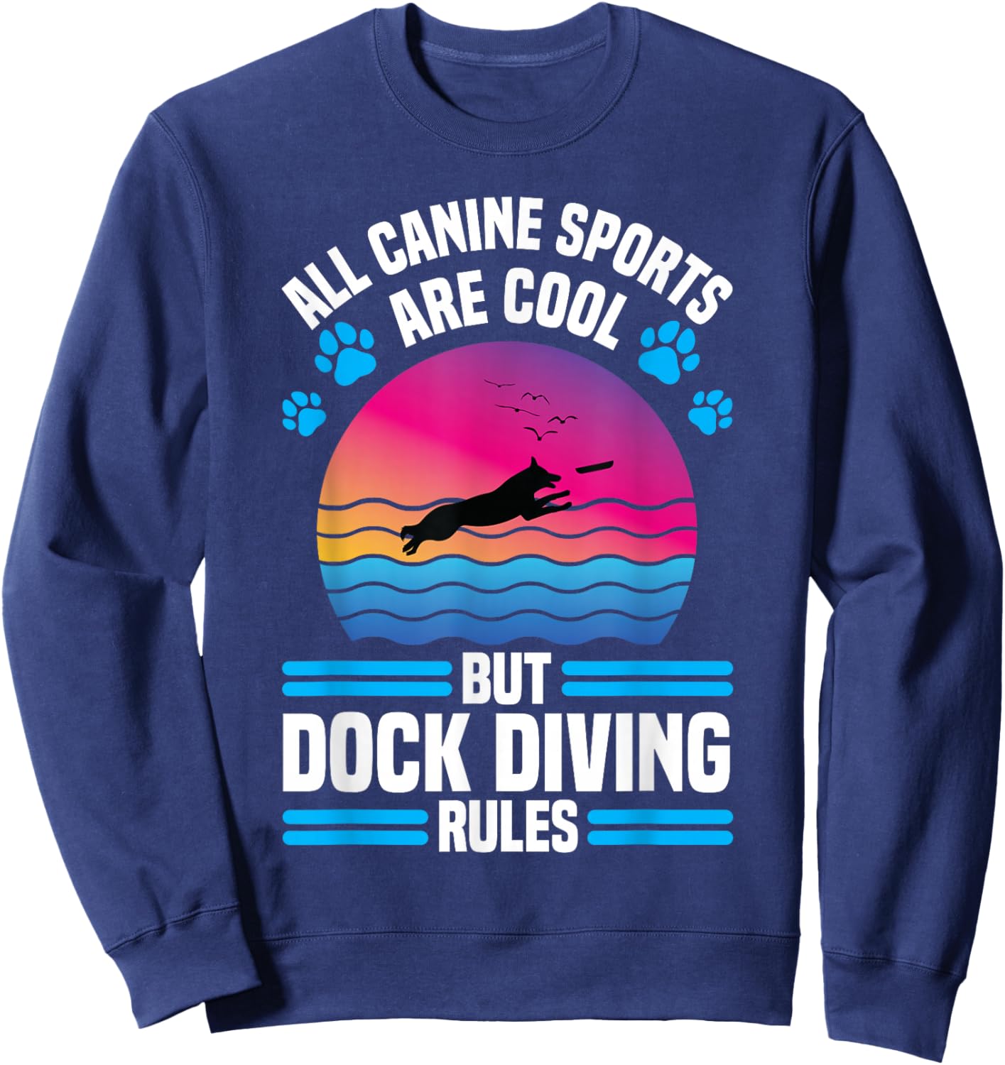 Dock Diving Sweatshirt - Sweatshirt | Navy