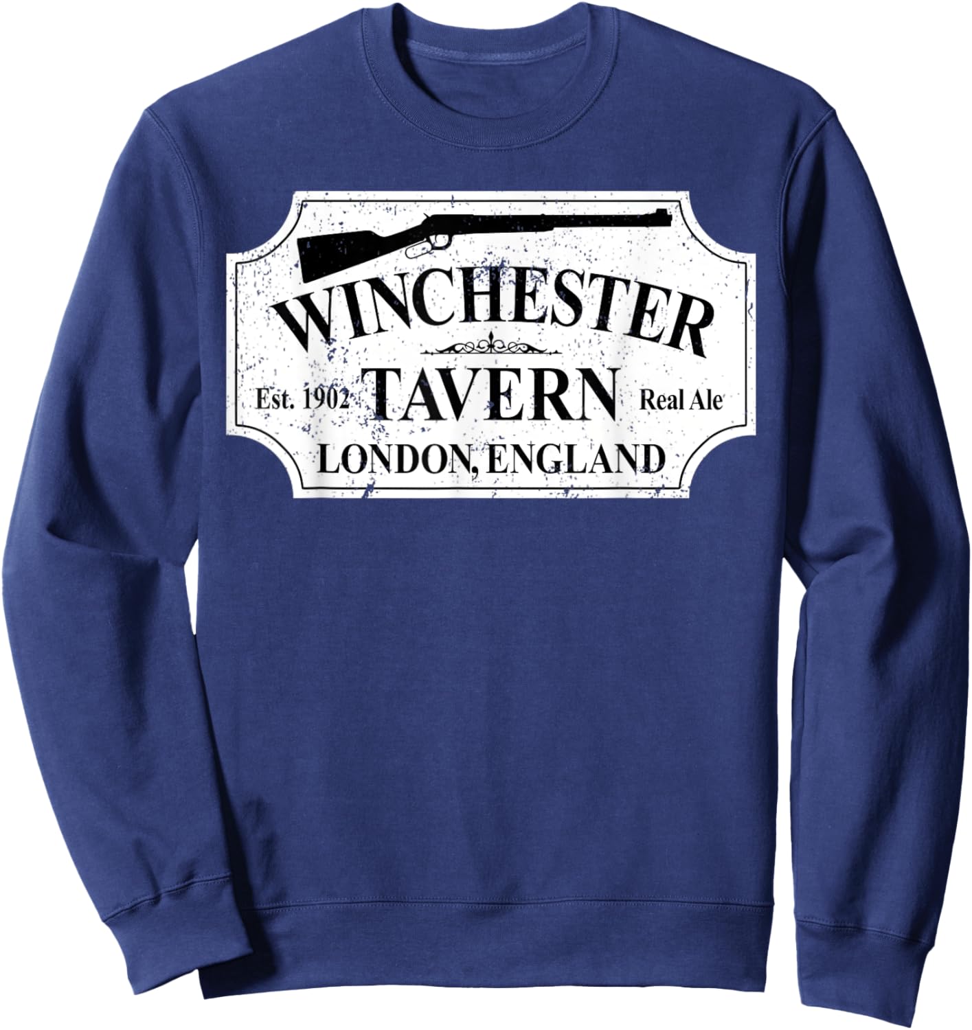 Winchester Vintage Tavern Shaun Horror Of The Dead Sweatshirt - Sweatshirt | Navy
