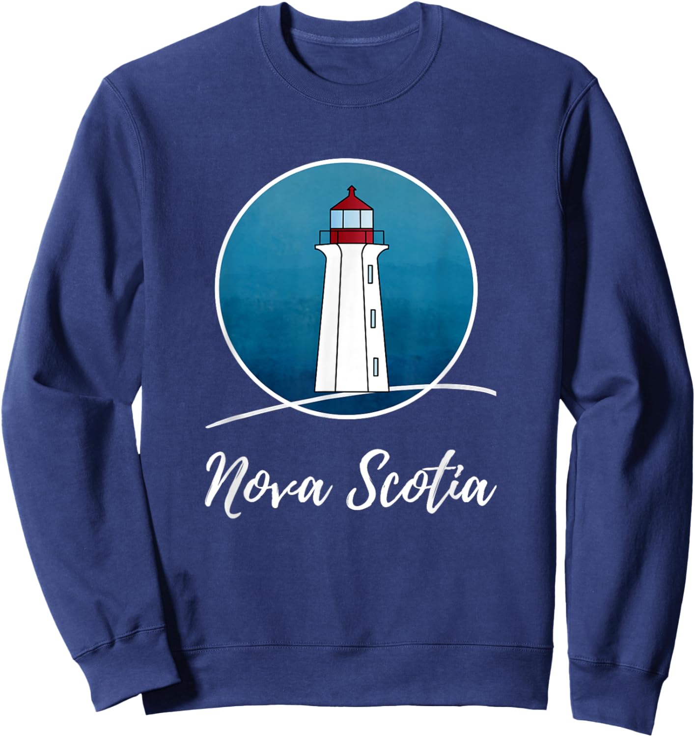 Nova Scotia Lighthouse Peggys Point Sweatshirt - Sweatshirt | Navy