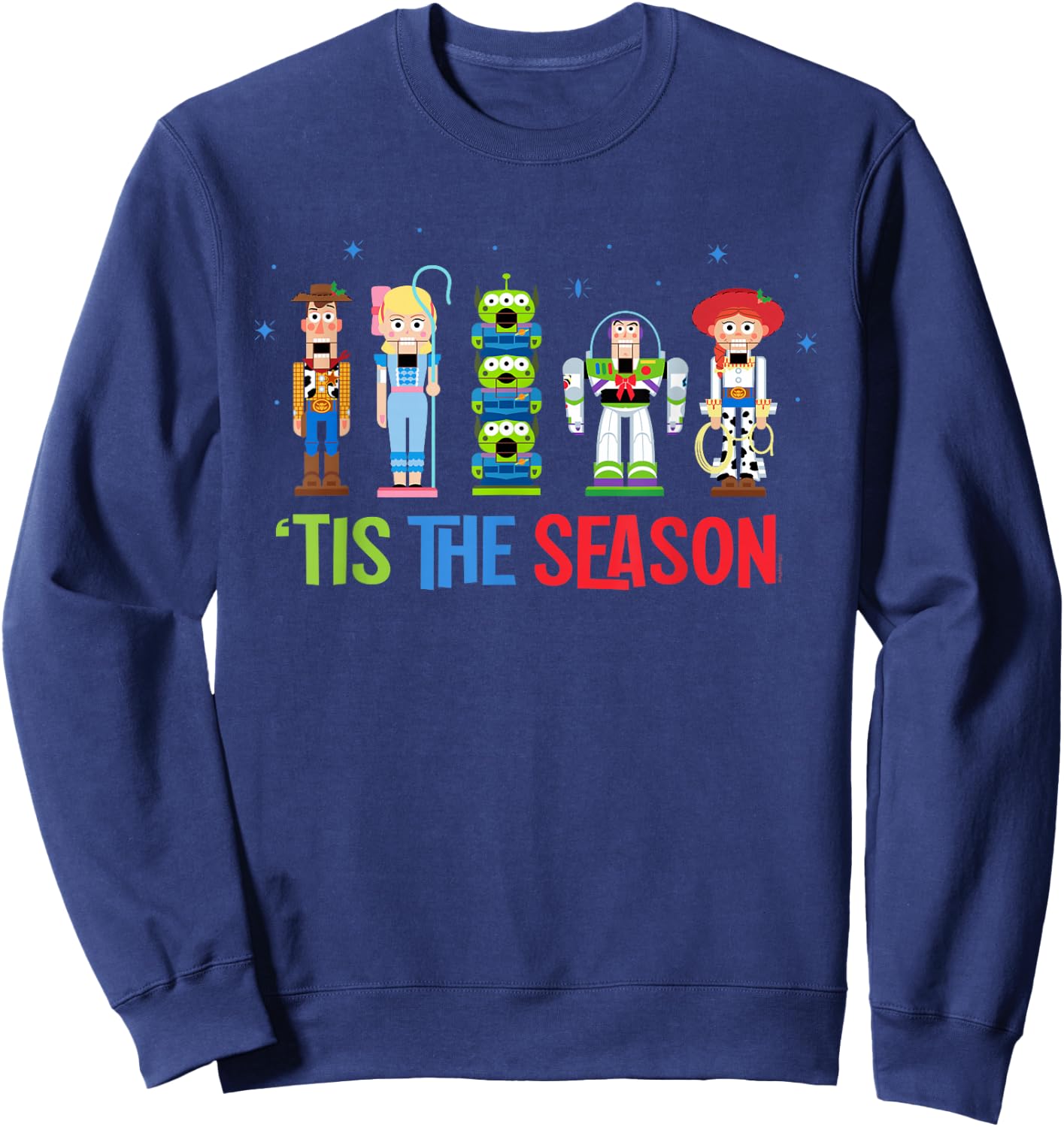 Disney and Pixar’s Toy Story Christmas Holiday Nutcrackers Sweatshirt - Sweatshirt | Navy