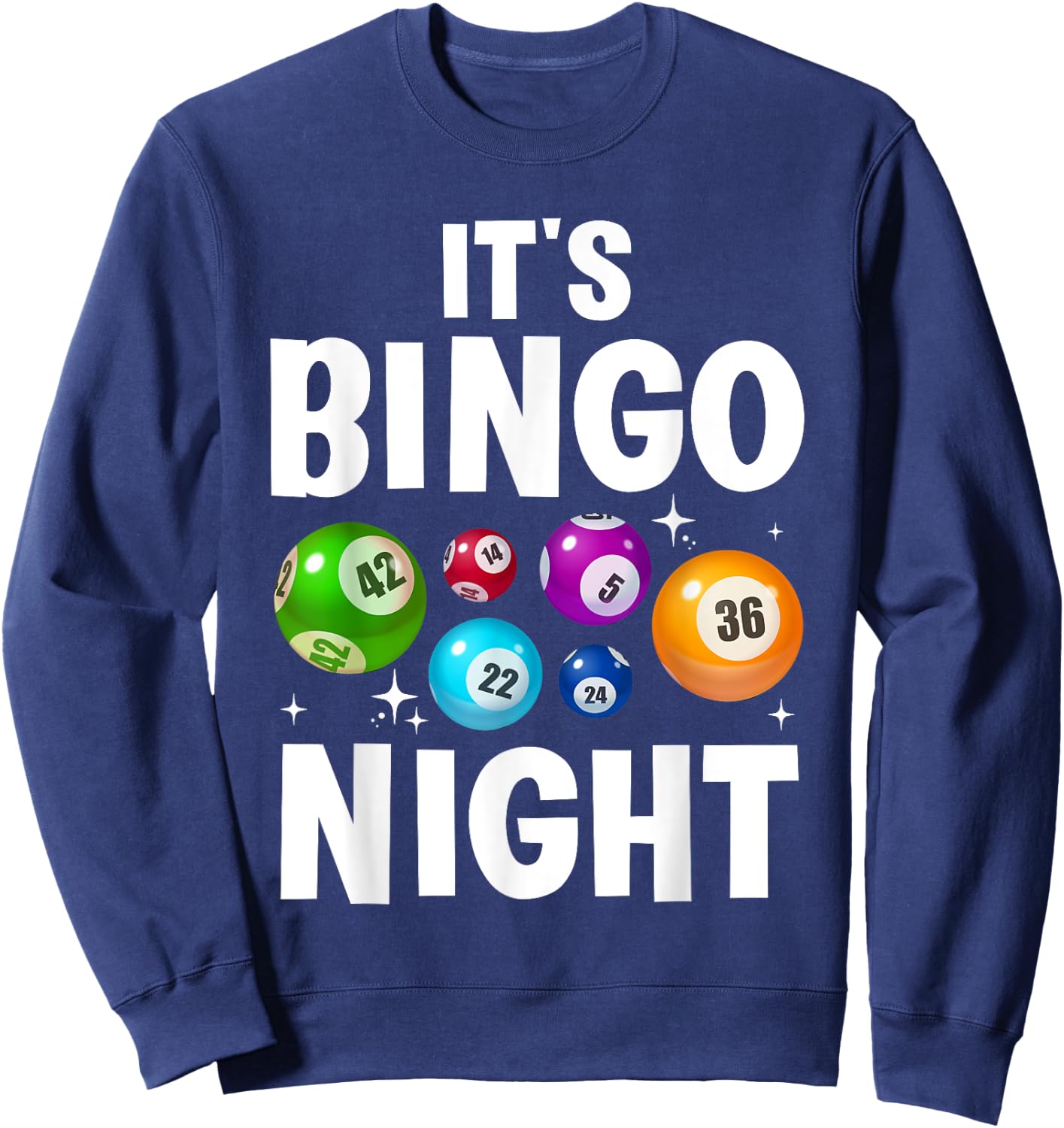 Bingo Night Novelty Women Bingo Lover Bingo Player Sweatshirt - Sweatshirt | Navy