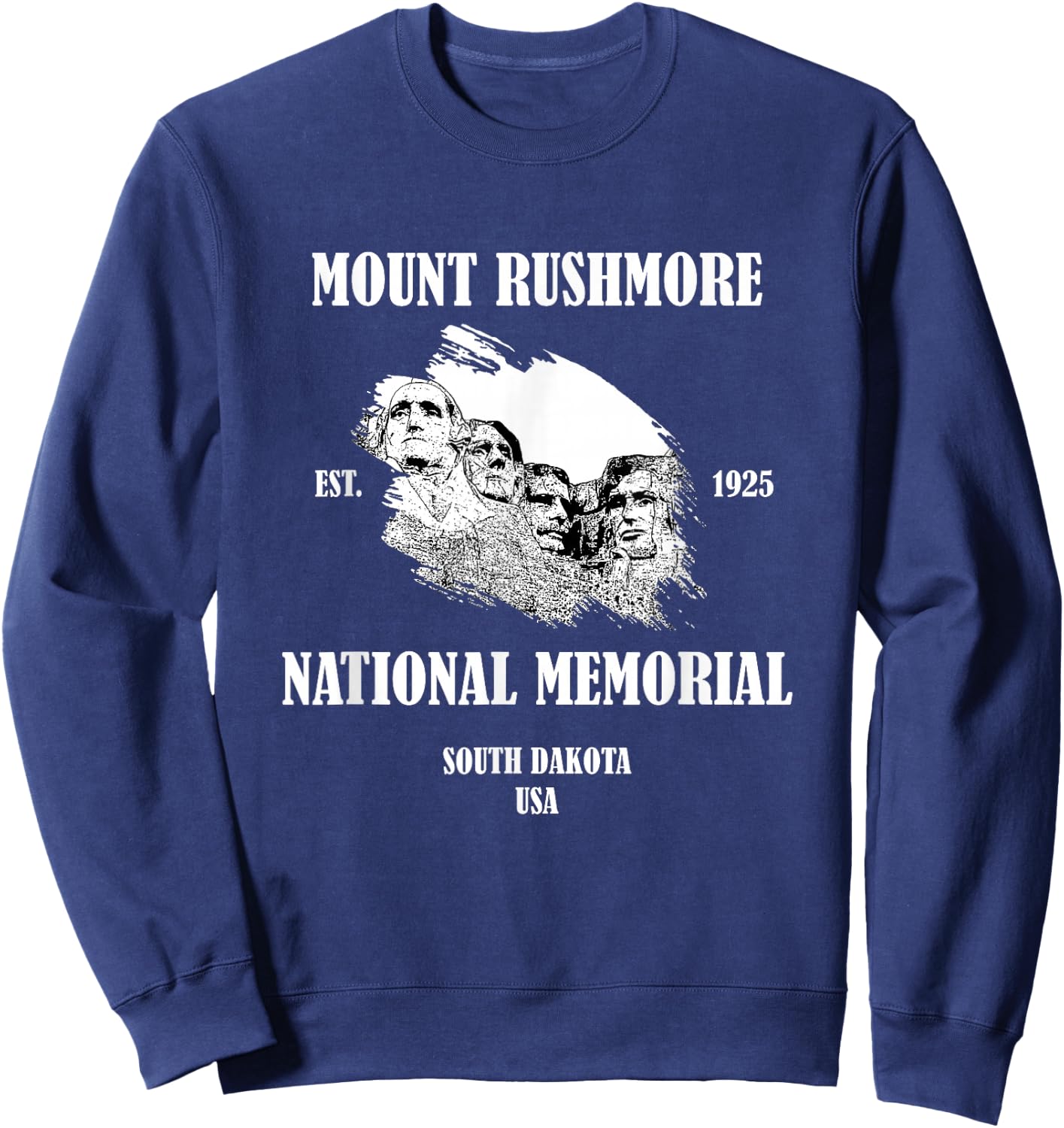 Mount Rushmore National Memorial/South Dakota United States of America Sweatshirt - Sweatshirt | Navy