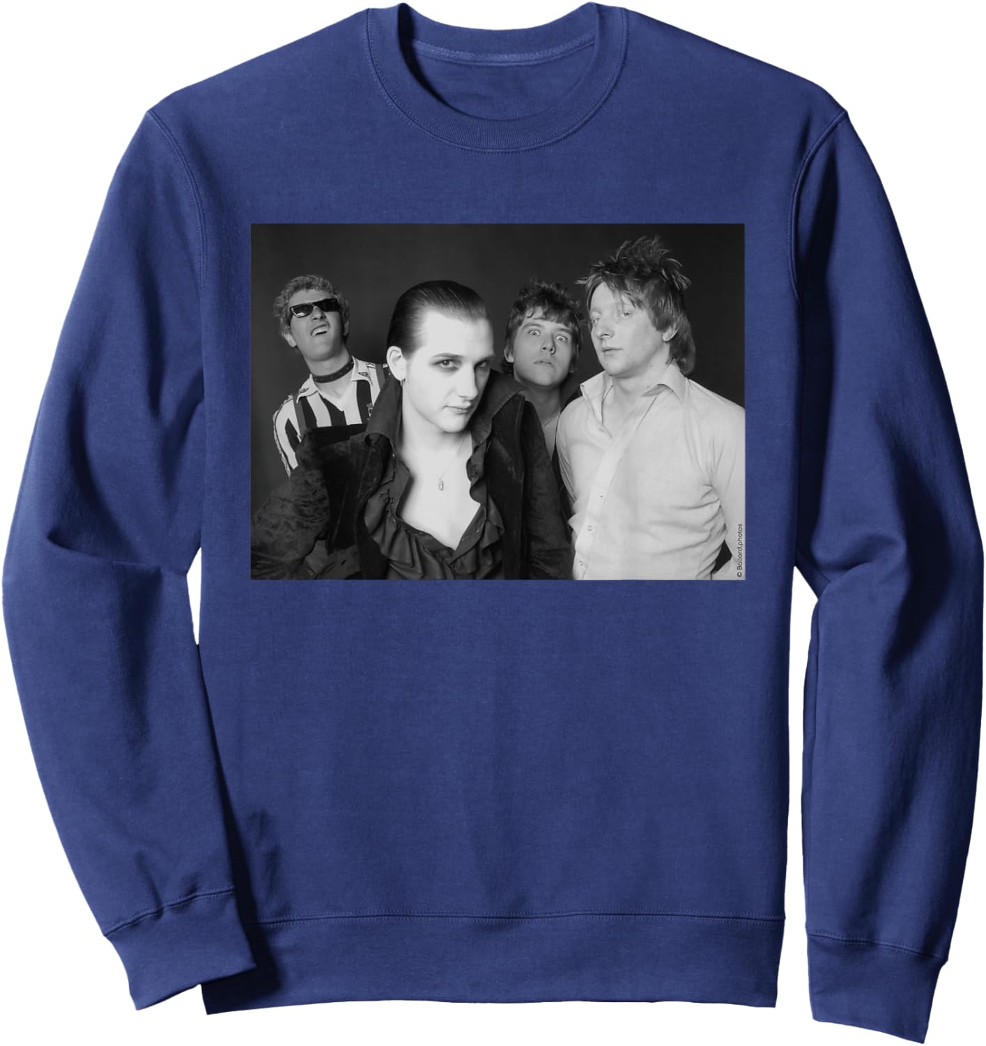 The Damned Band Portrait By Allan Ballard Sweatshirt - Sweatshirt | Navy