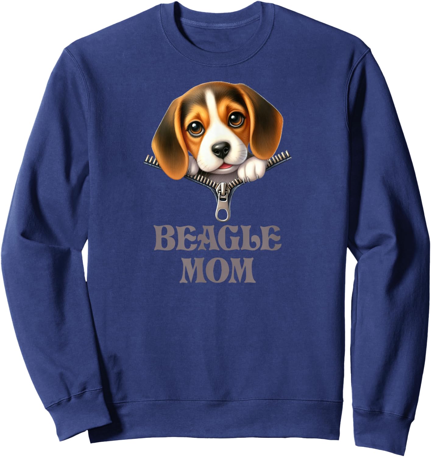 Beagle Mom Sweatshirt - Sweatshirt | Navy