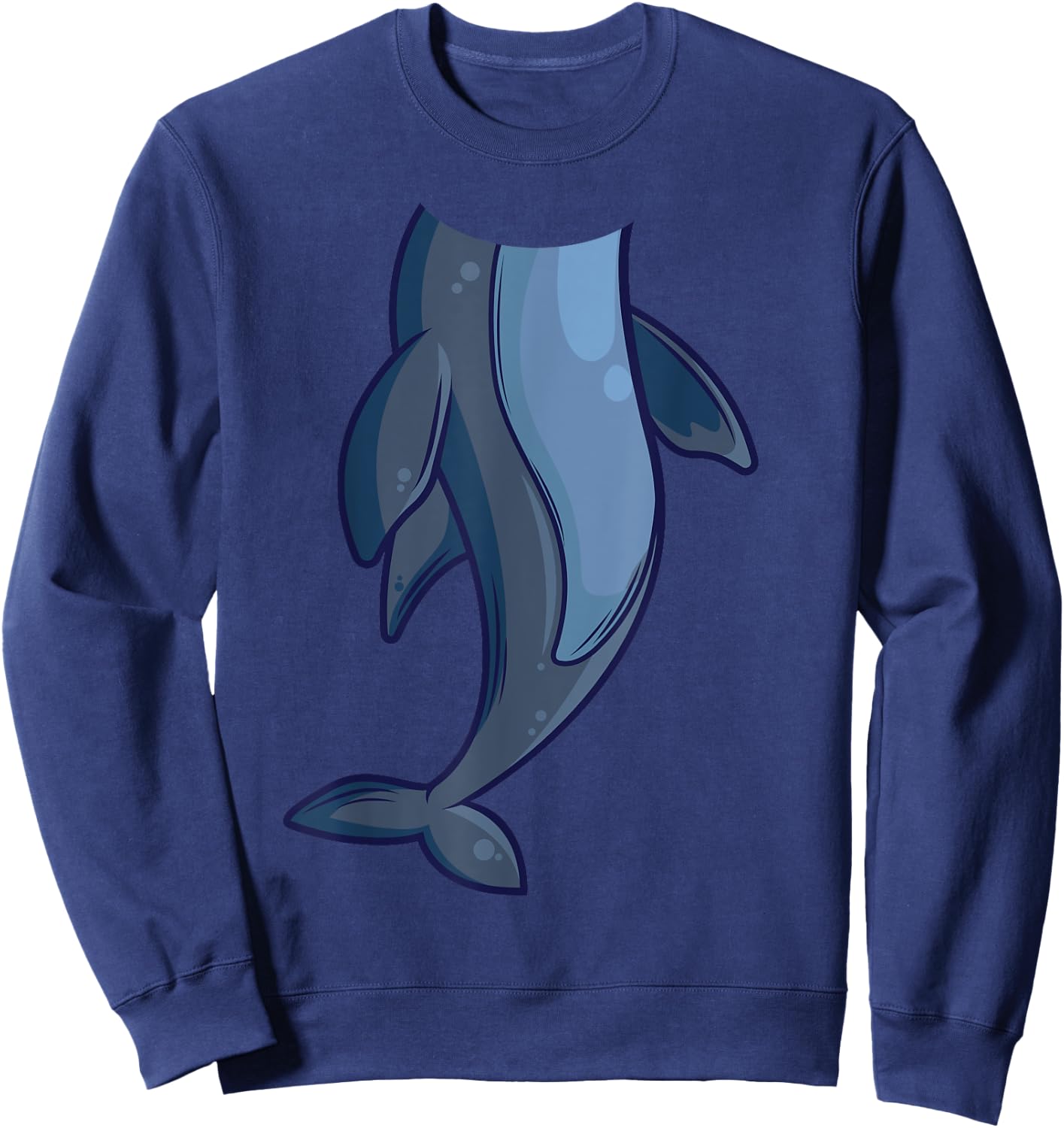 Funny Headless Dolphin Halloween Mammal Costume DIY Outfit Sweatshirt - Sweatshirt | Navy