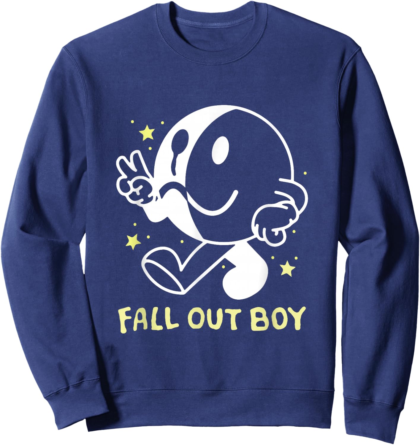 Fall Out Boy - Smile Frown Man Sweatshirt - Sweatshirt | Navy