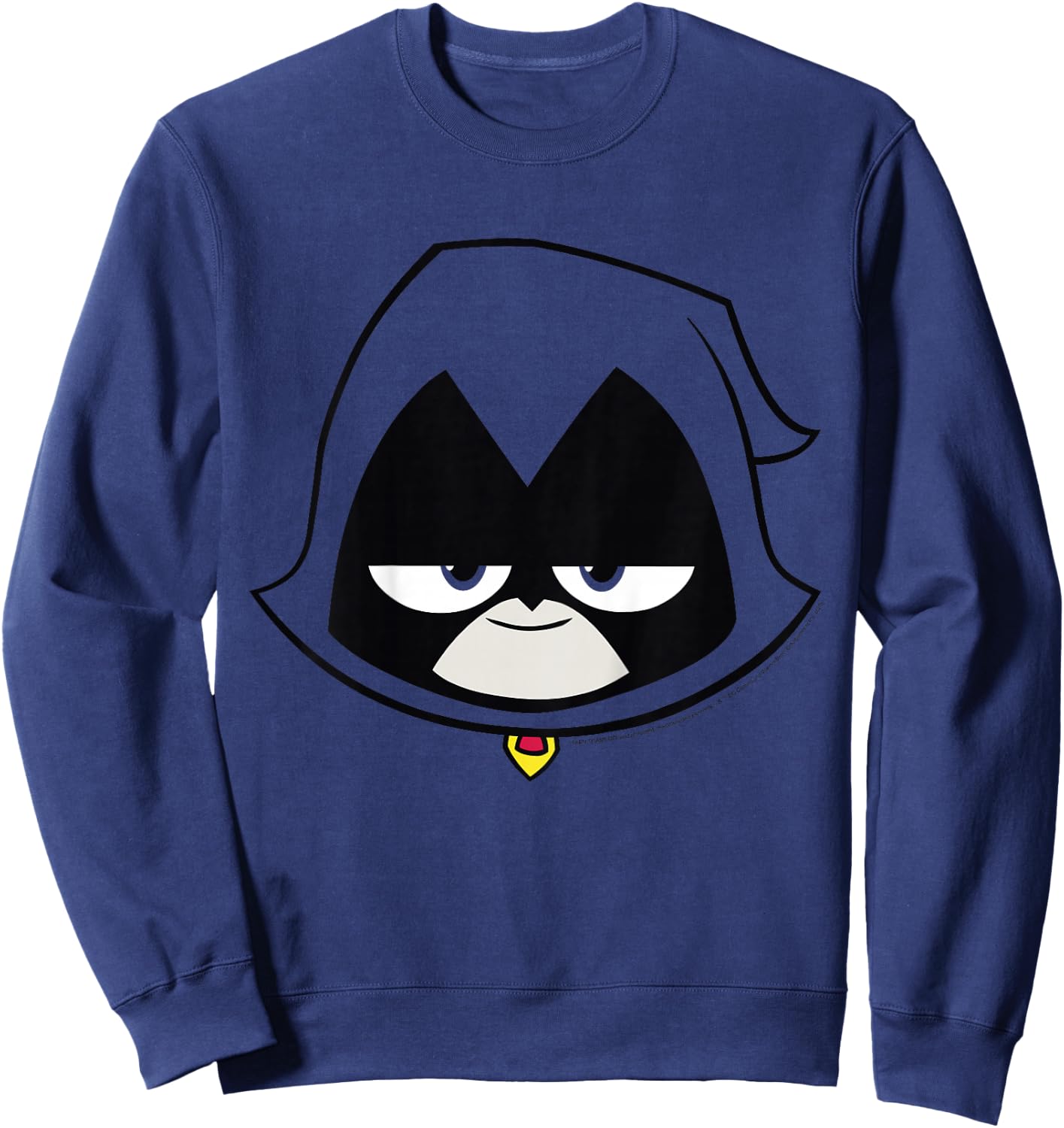 Kids DC Comics Teen Titans Go! Raven Big Face Sweatshirt - Sweatshirt | Navy