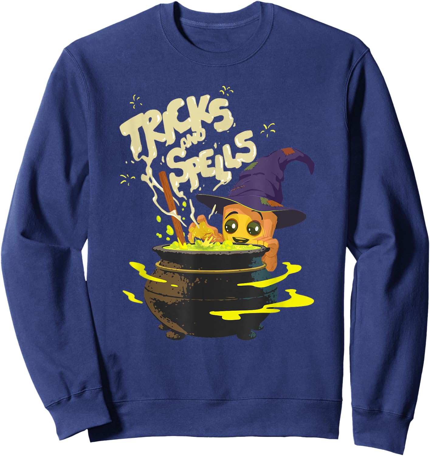 Marvel Baby Groot Witch Costume Halloween Tricks and Spells Sweatshirt - Sweatshirt | Navy