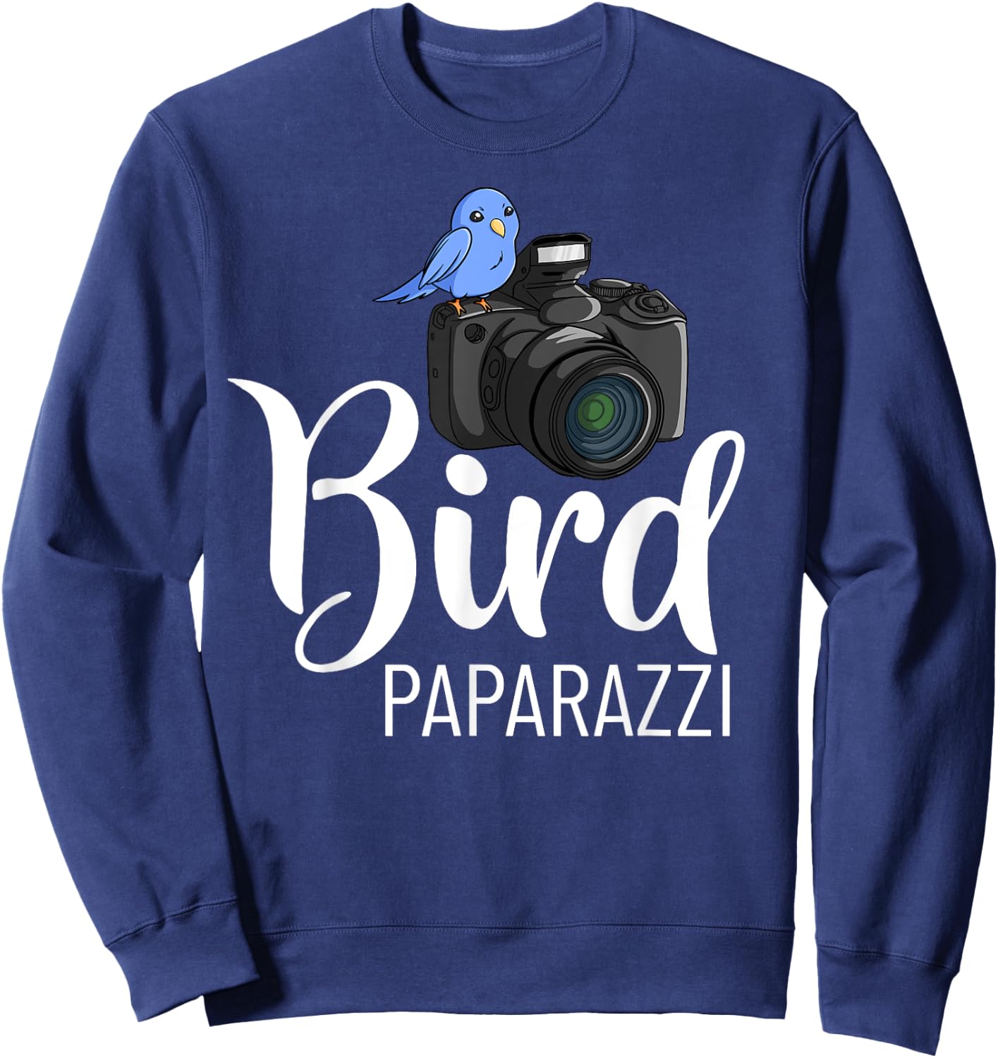 Bird Photography Lens Camera Photographer Sweatshirt - Sweatshirt | Navy