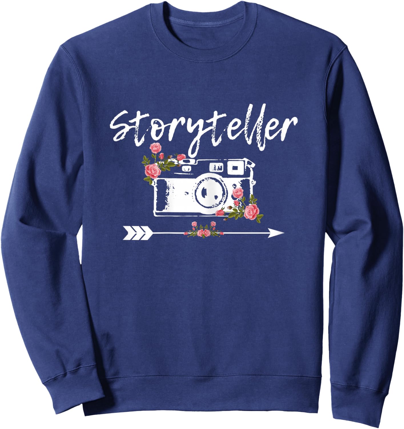 Photographer Vintage Camera Storyteller Photography Gift Sweatshirt - Sweatshirt | Navy