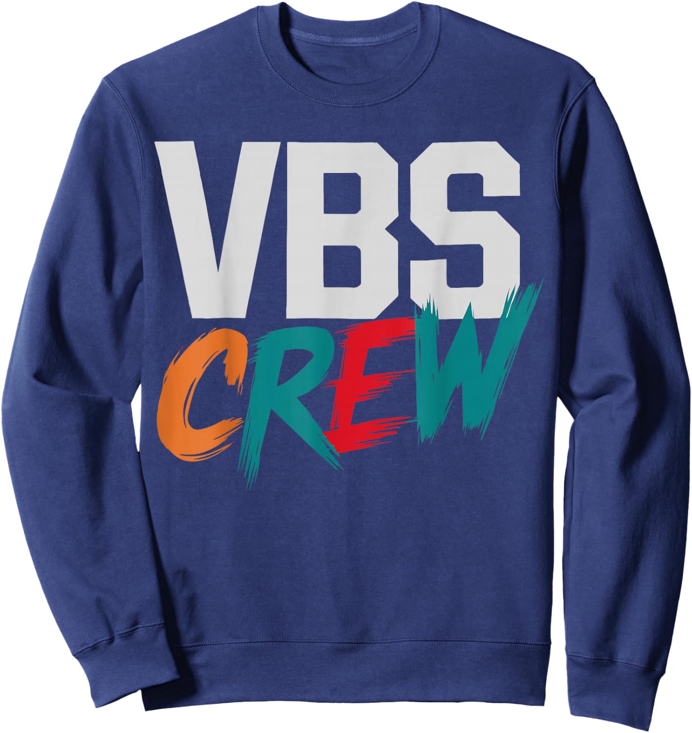 VBS Crew Faith-Based Gathering Sunday School Teacher Sweatshirt - Sweatshirt | Navy