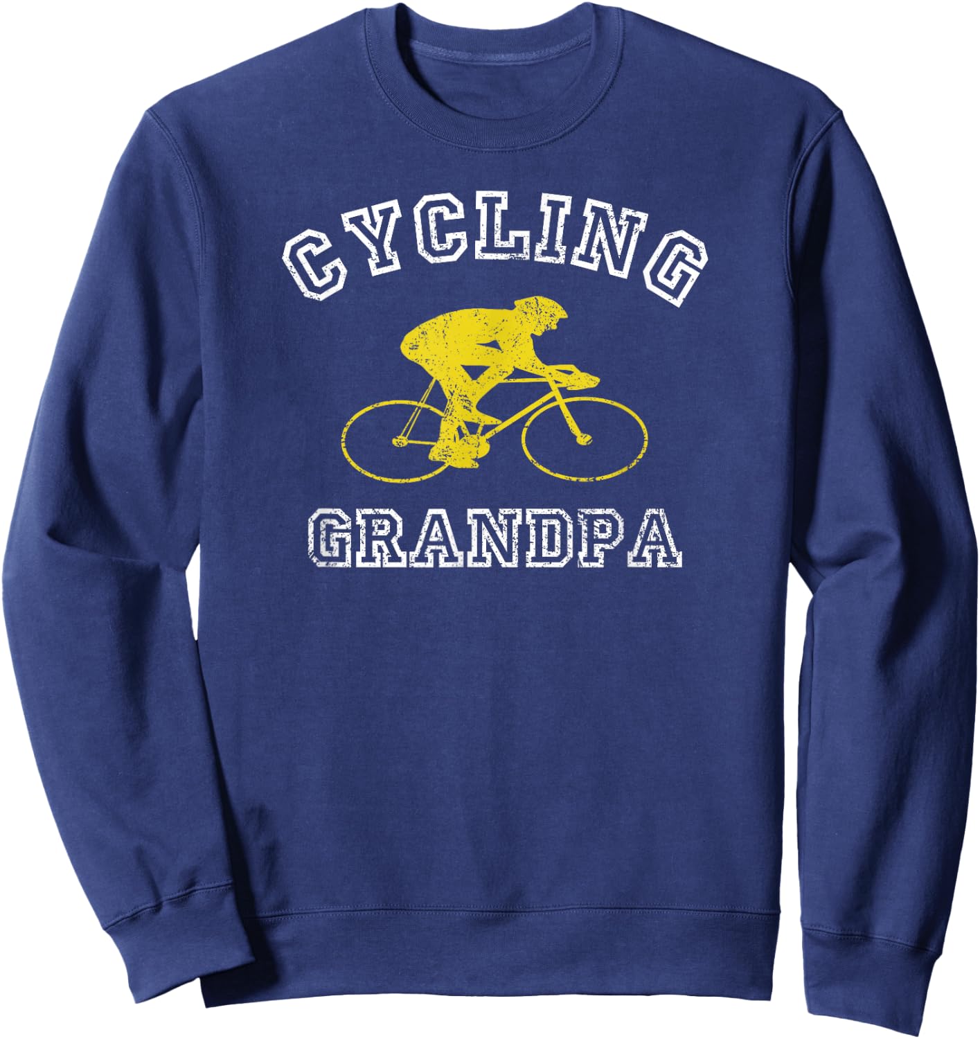 Cycling Grandpa Gift Grand dad Cyclist Sweatshirt - Sweatshirt | Navy