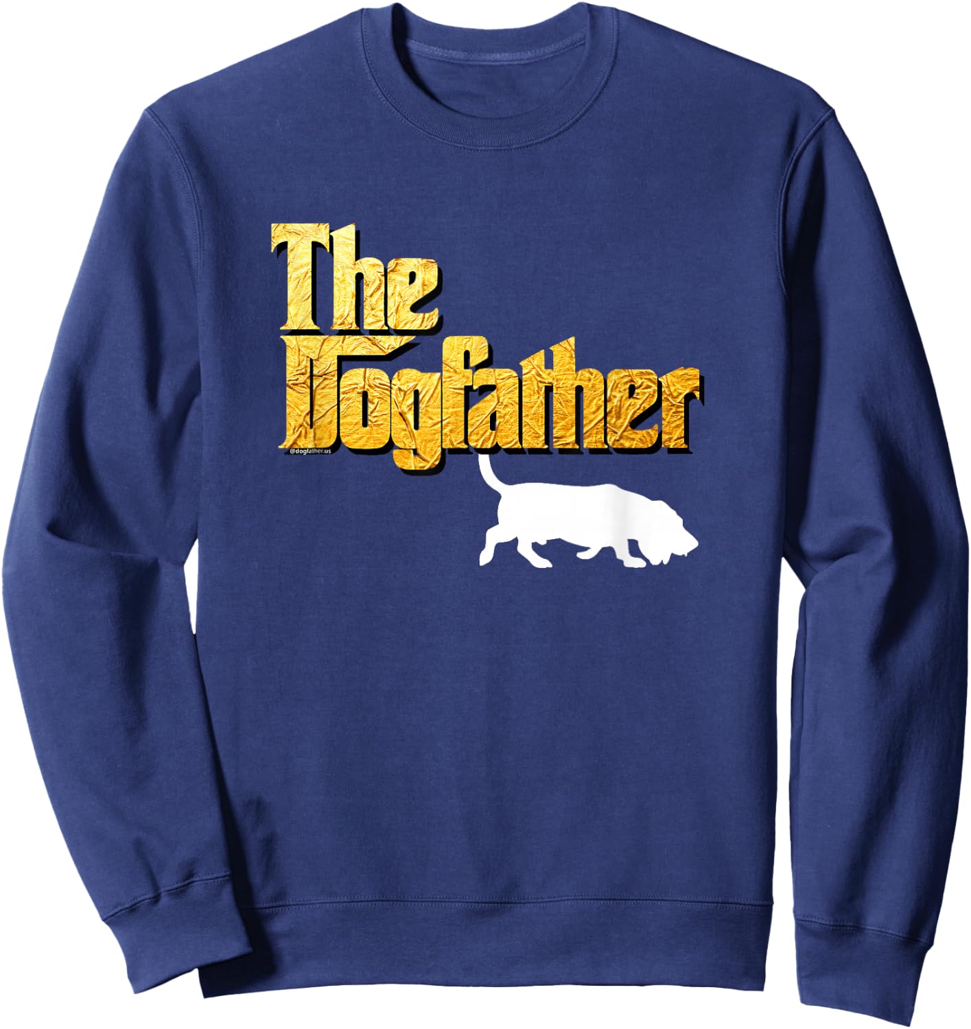 Basset Hound Gifts - Basset Hound Sweatshirt - Sweatshirt | Navy