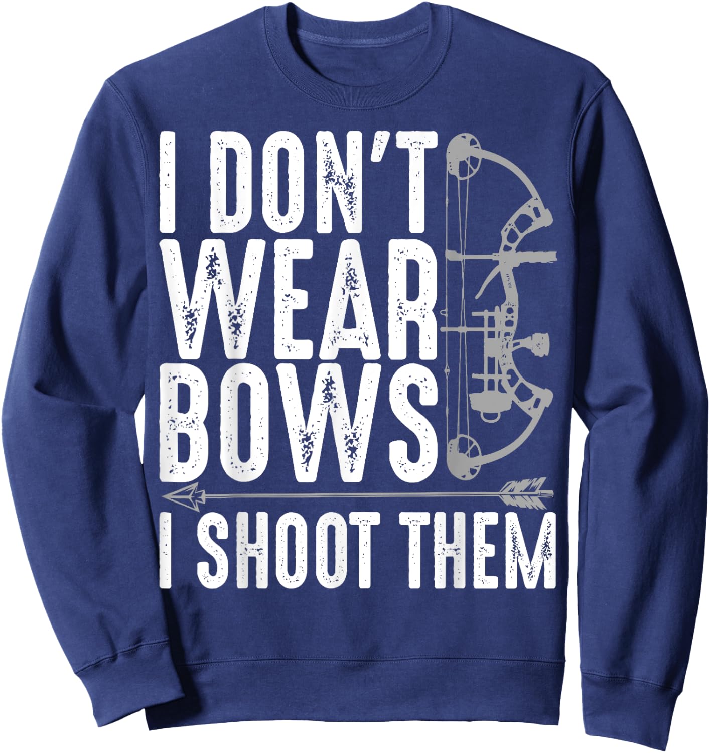 Funny Archery Gift Bow Hunting Archer Mother's Day Sweatshirt - Sweatshirt | Navy
