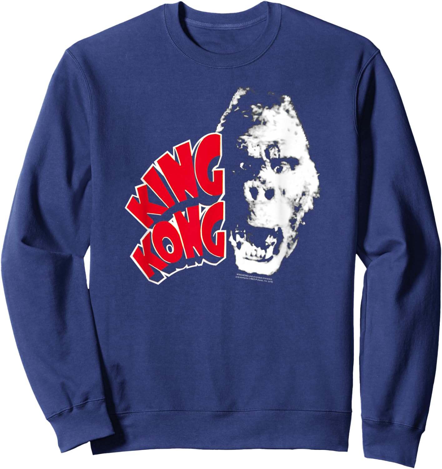 King Kong Head Sweatshirt - Sweatshirt | Navy