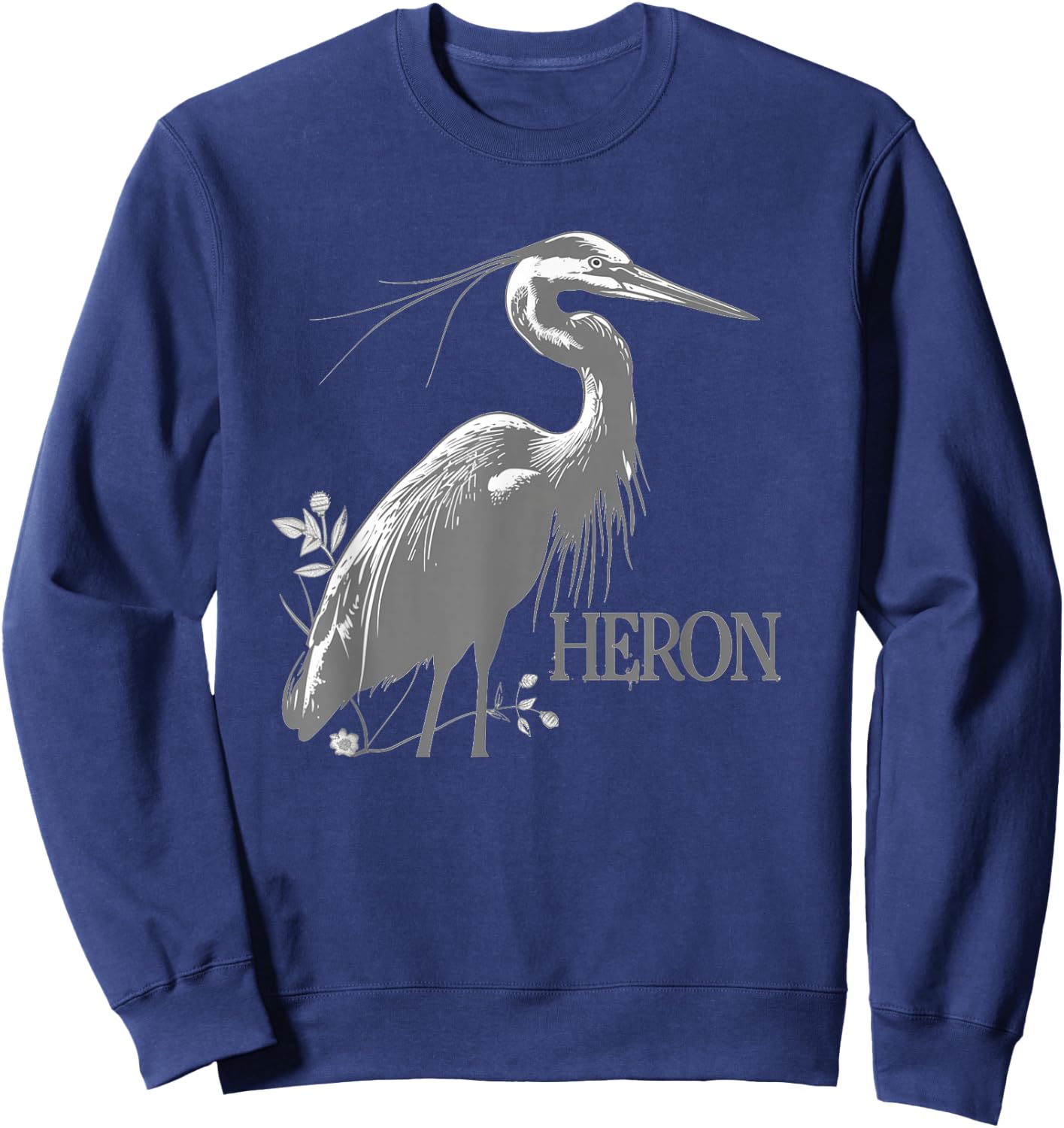 Awesome Heron Costume for Birds and Herons Lovers Sweatshirt - Sweatshirt | Navy