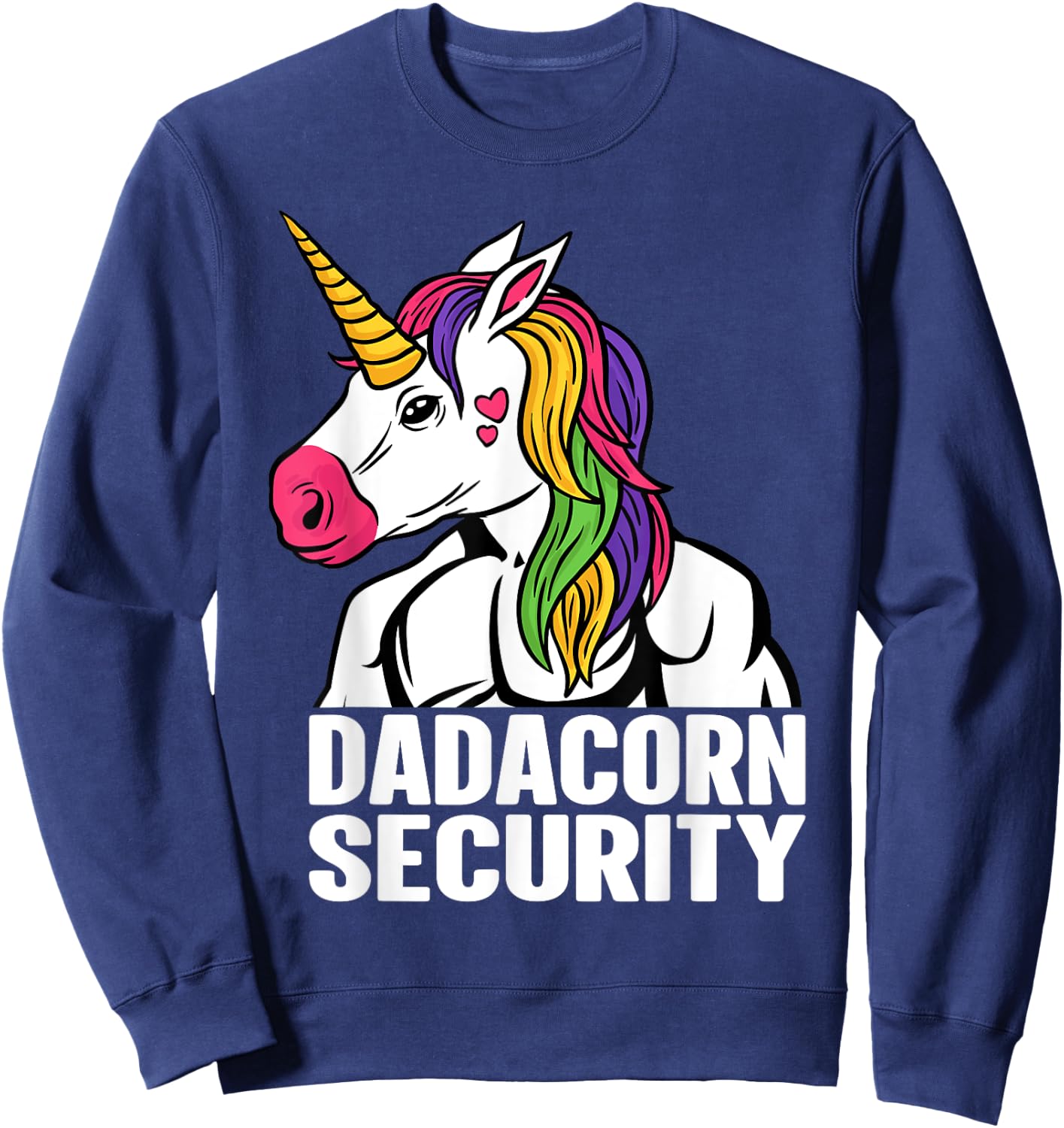 Unicorn Headband Adult Unicorn Onesie Unicorn Security Sweatshirt - Sweatshirt | Navy