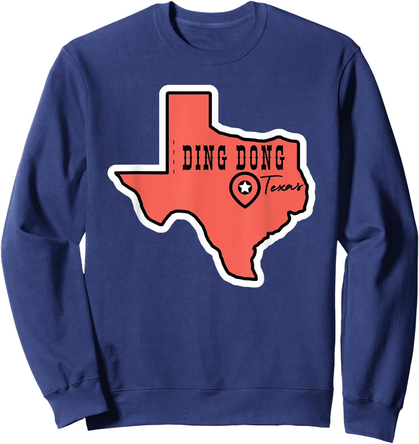 Ding Dong Texas Sweatshirt - Sweatshirt | Navy