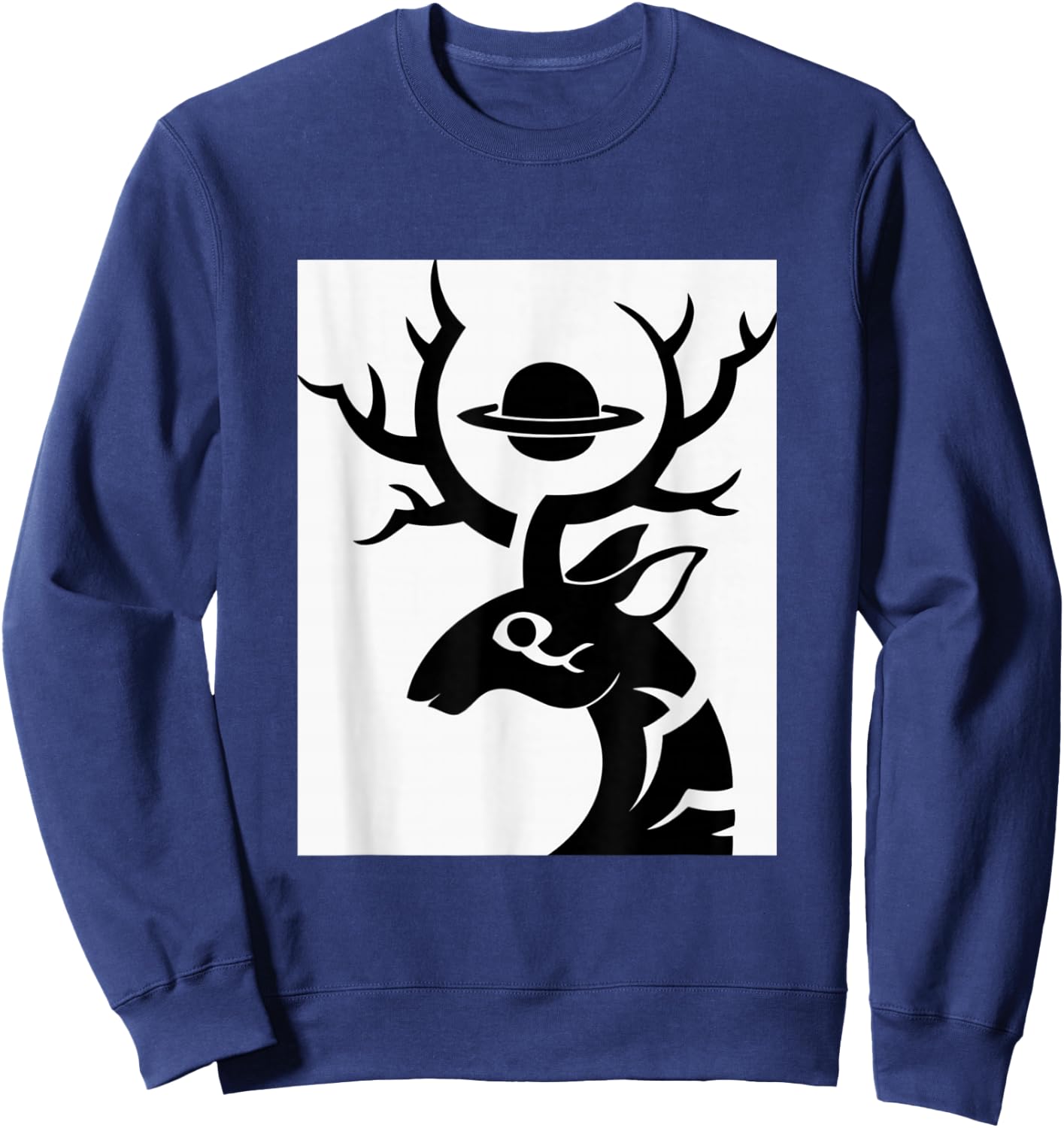 SCP Foundation Saturn Deer SCP-2845 Sweatshirt - Sweatshirt | Navy